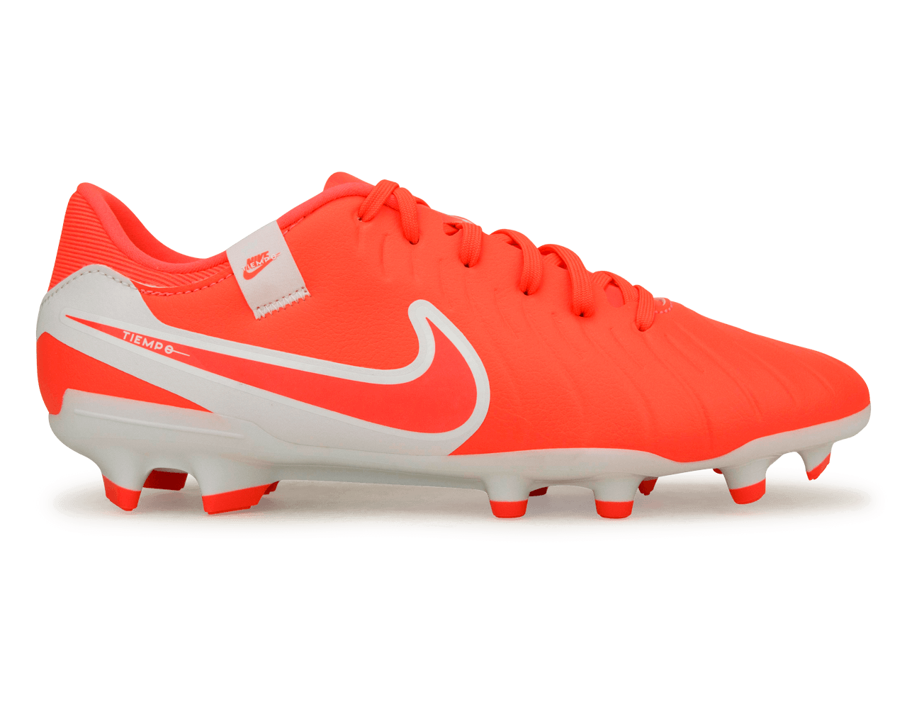 Nike Men's Tiempo Legend 10 Academy FG/MG Hot Lava/White、mySite、noshort