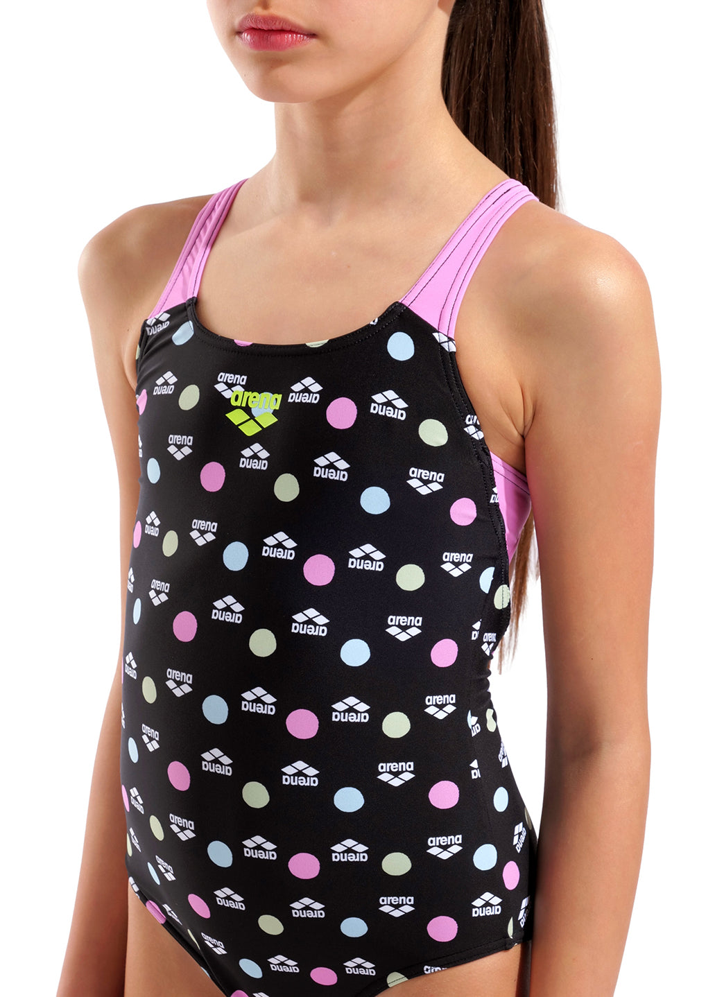 Arena Girls' Multiple Pro Racer Back One Piece Swimsuit (Little Kid, Bid Kid)、mySite、noshort