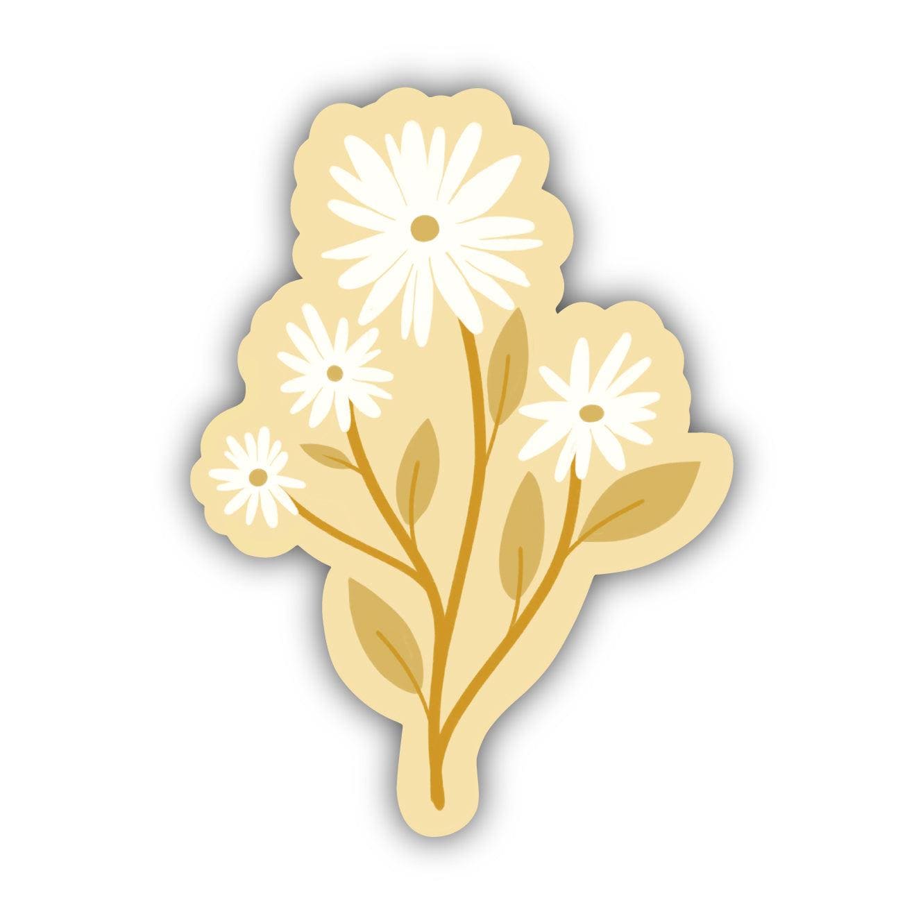  Daisy Sticker - Yellow、mySite、ghnorth