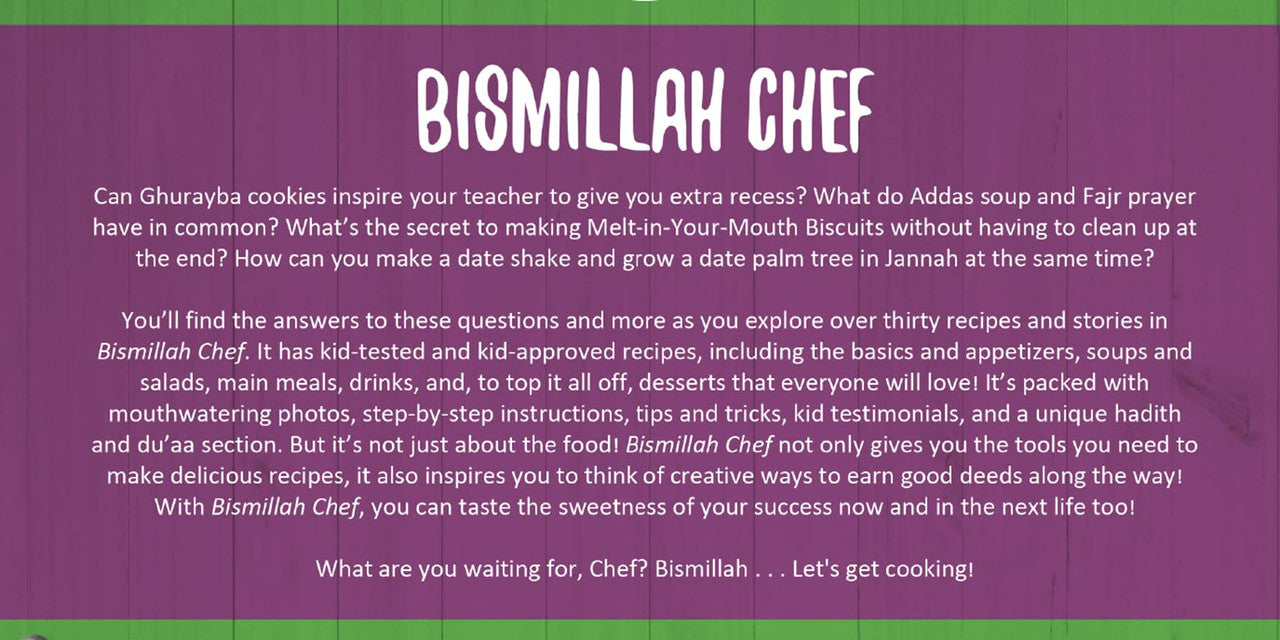 Bismillah Chef - Over thirty Recipes and Stories to Inspire Young Muslim Chefs、mySite、topwebapps