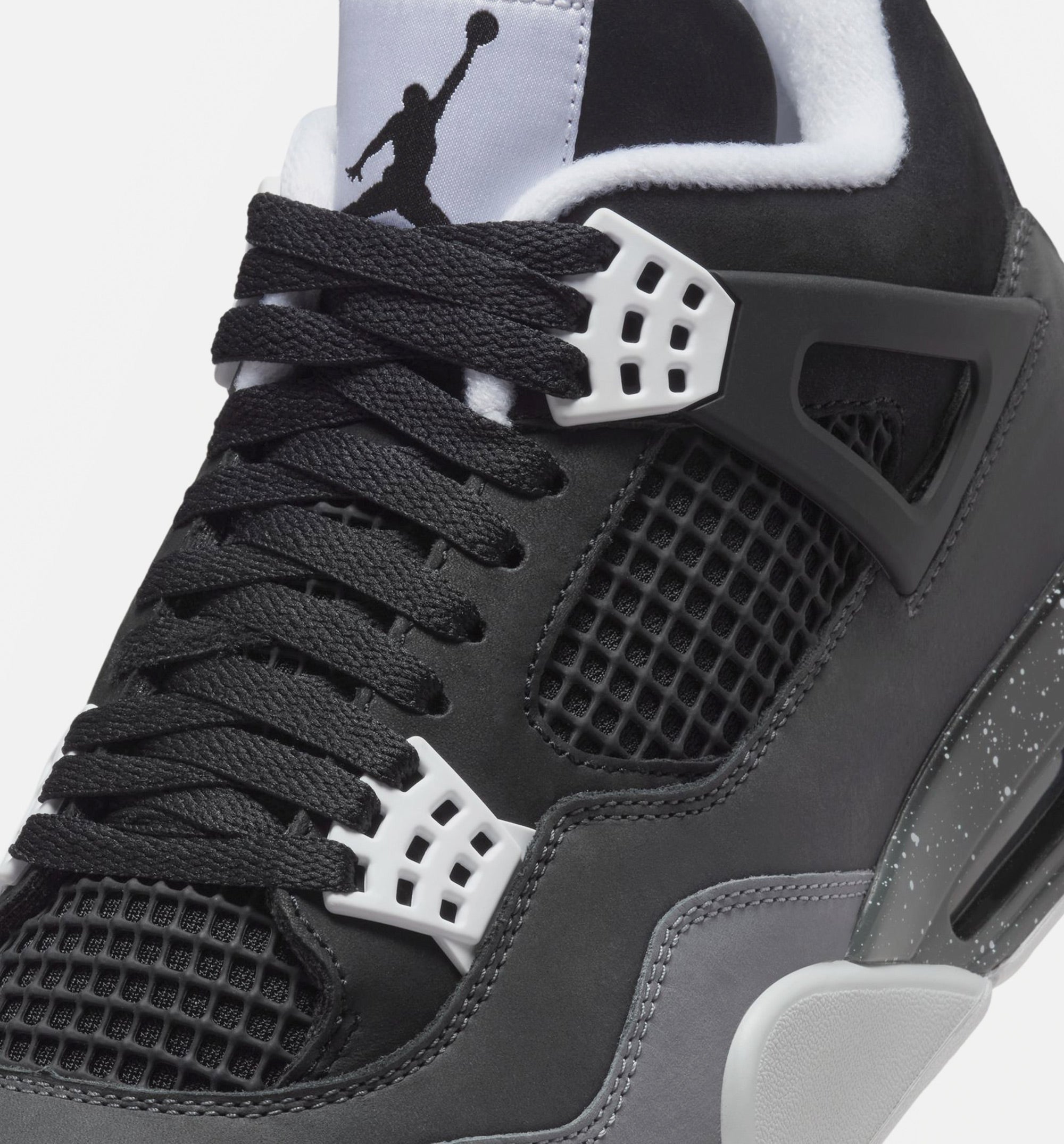 Air Jordan 4 Retro Fear Mens Lifestyle Shoe - Black/White/Anthracite/Black/Pure Platinum Limit One Per Customer、mySite、dreamappss