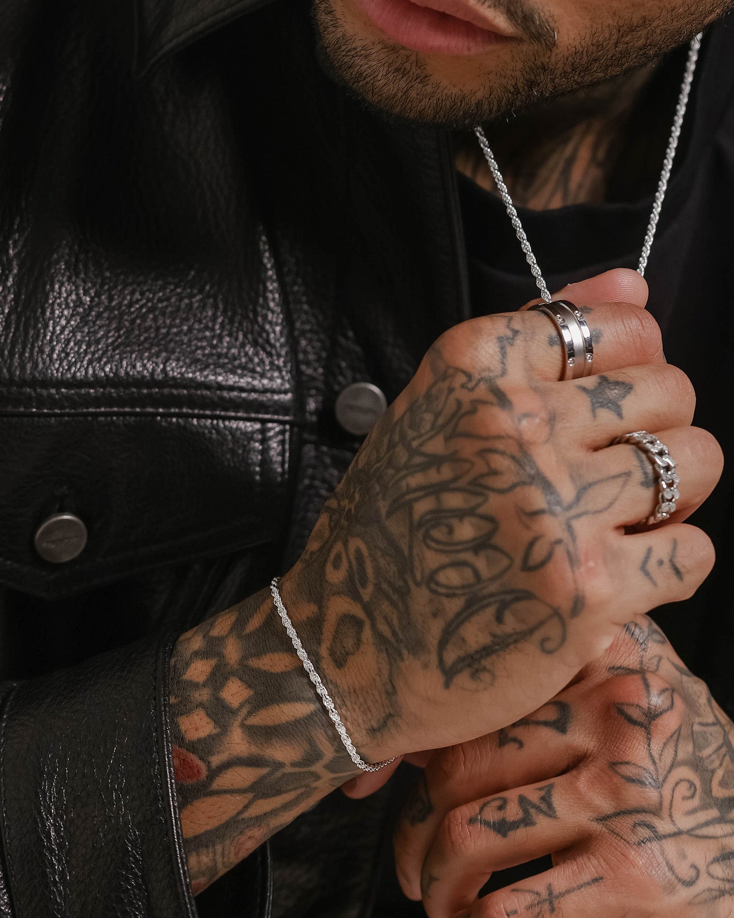 House Of Auric 2.5mm Rope Bracelet Sterling Silver、mySite、zt4zffjzw