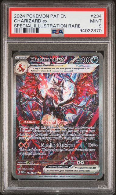 Charizard EX #234 PSA 9 Paldean Fates、mySite、waistdrama