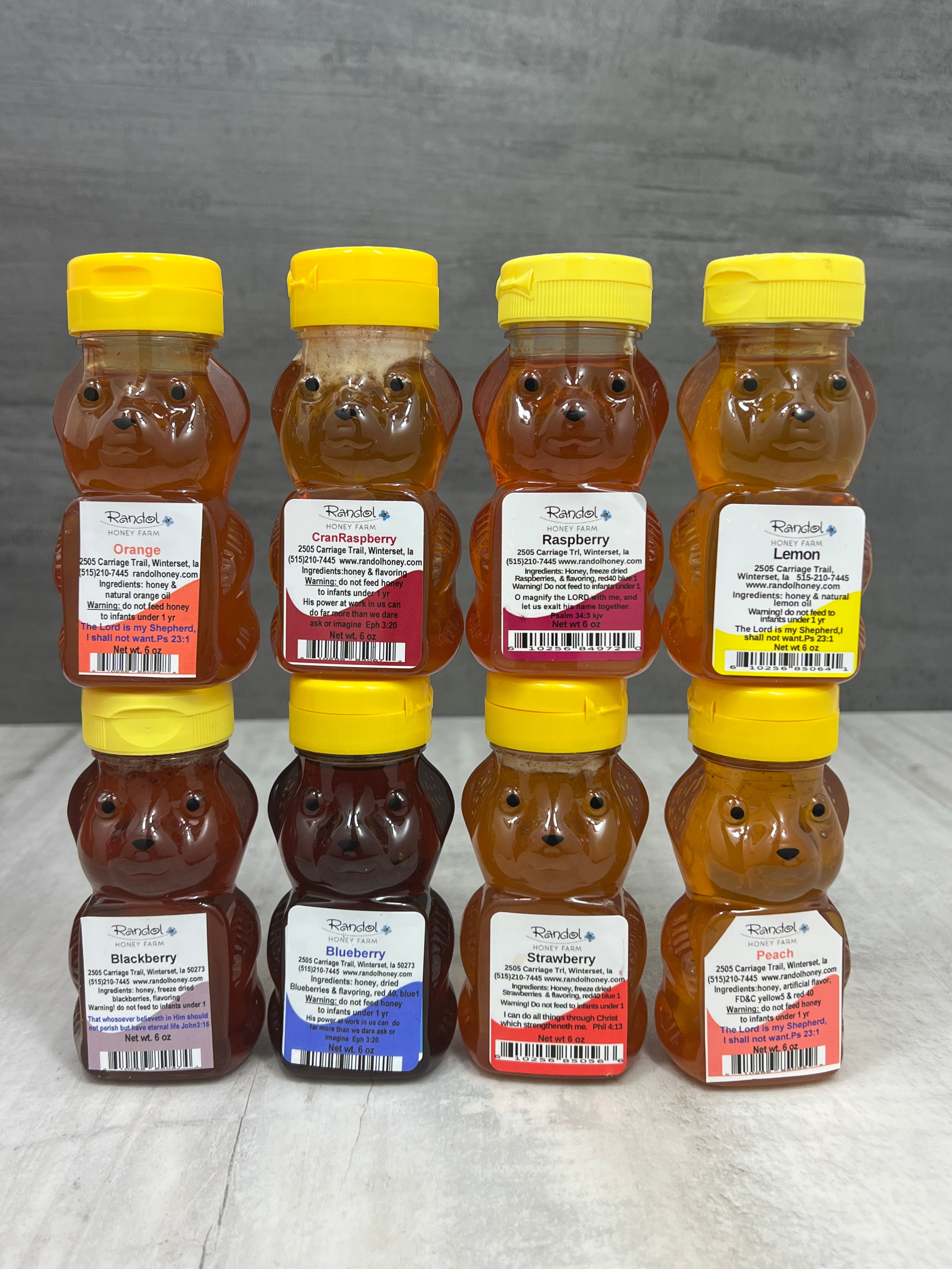 Randol Flavored Honey (6oz Bear)、mySite、garagedoors4me