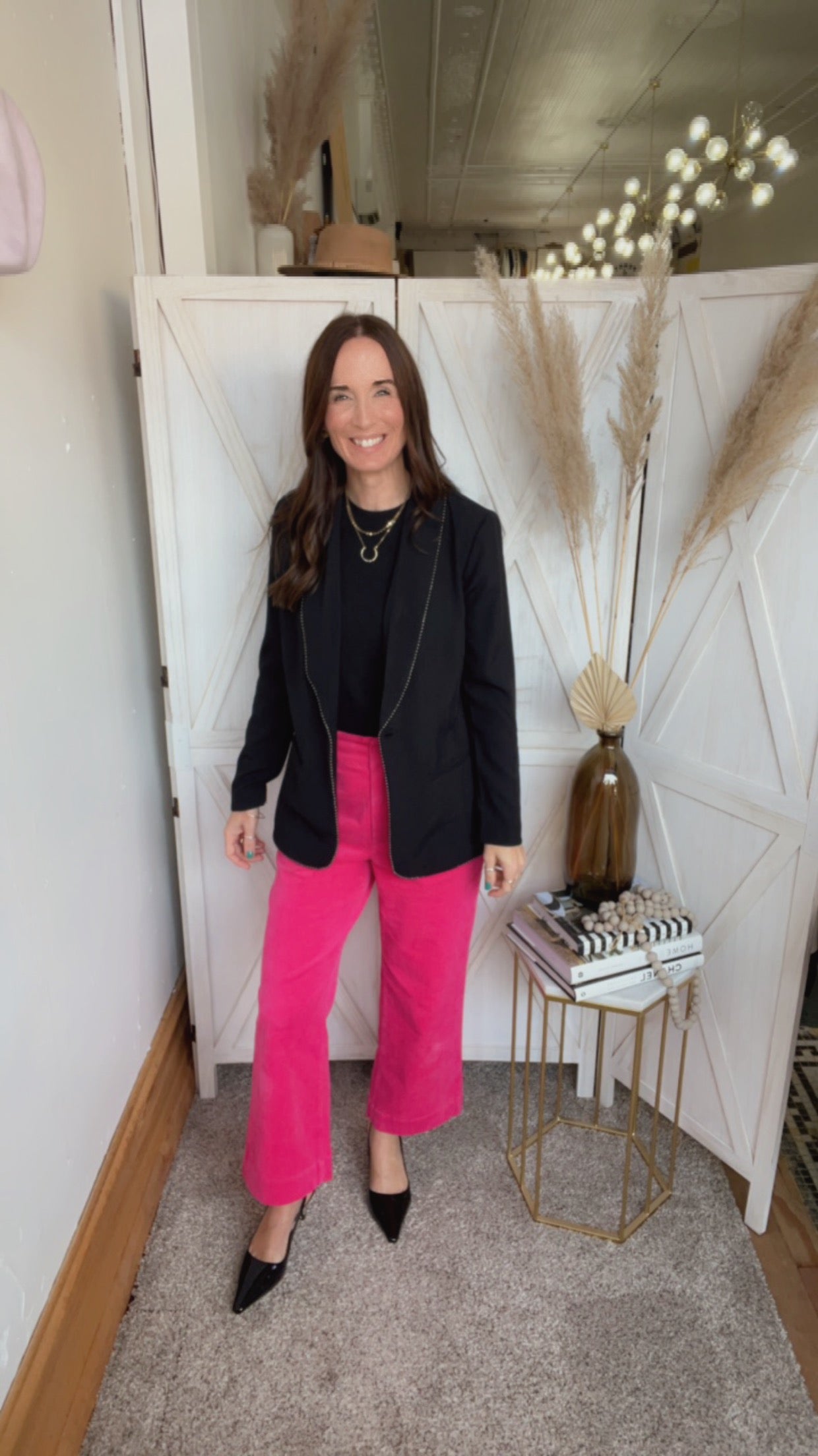 Liverpool Black Blazer With Chain Accent、mySite、garagedoors4me