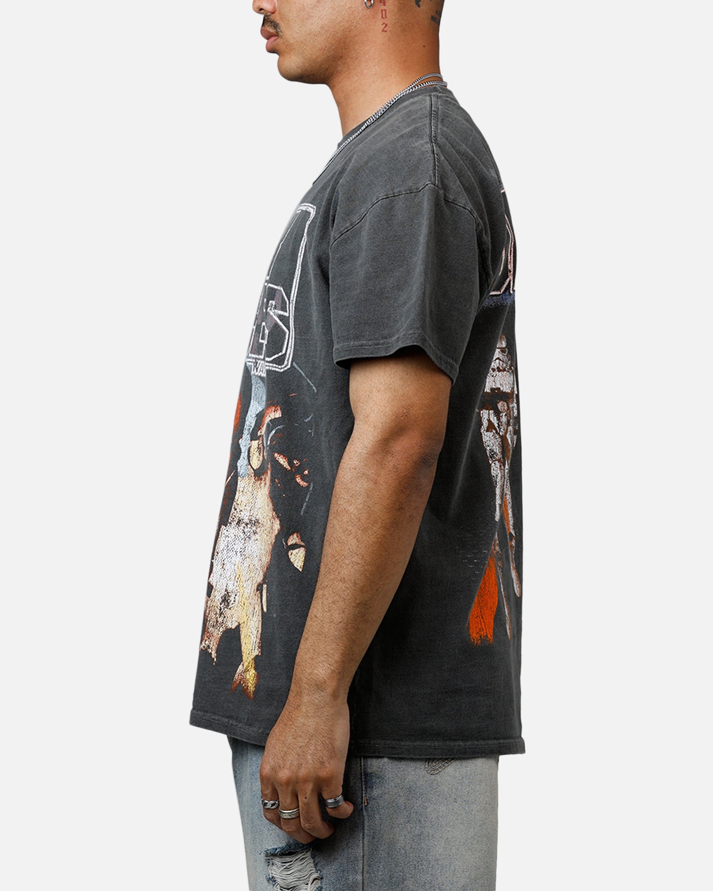 American Thrift Star Wars Battlefront Dark Forces Heavyweight T-Shirt Black Wash、mySite、zt4zffjzw