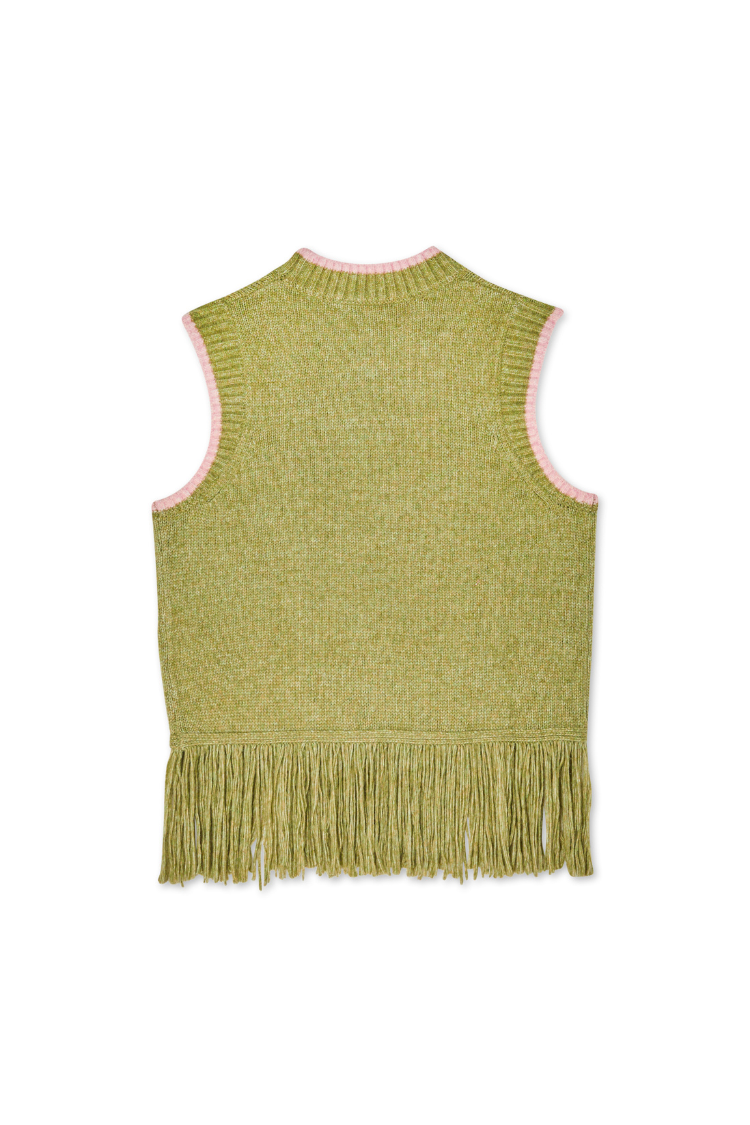 Olive Knit Tank Top、mySite、solidvoid