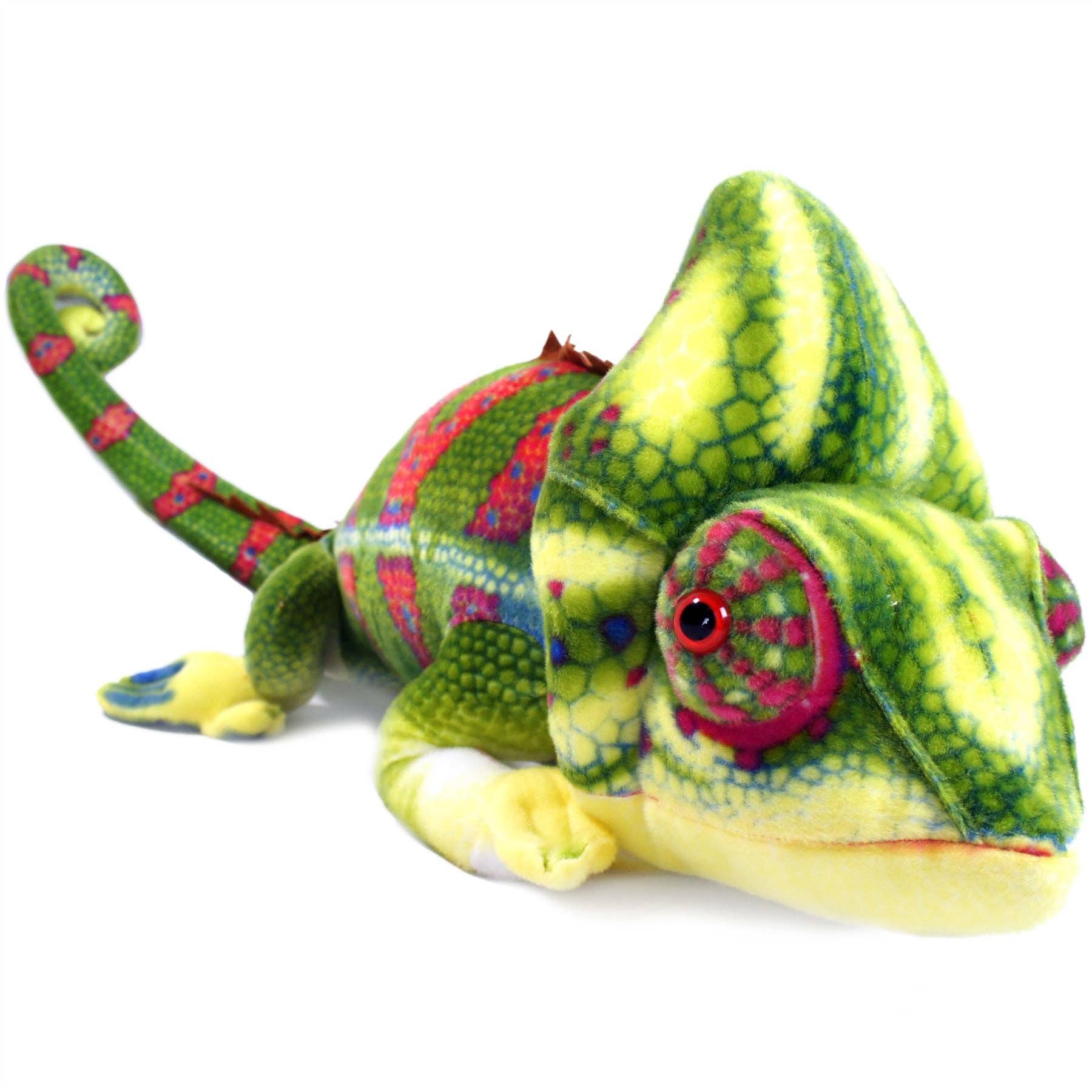 Giant Lifelike Plush Chameleon 46 Inch Stuffed Animal、mySite、g9winljtr