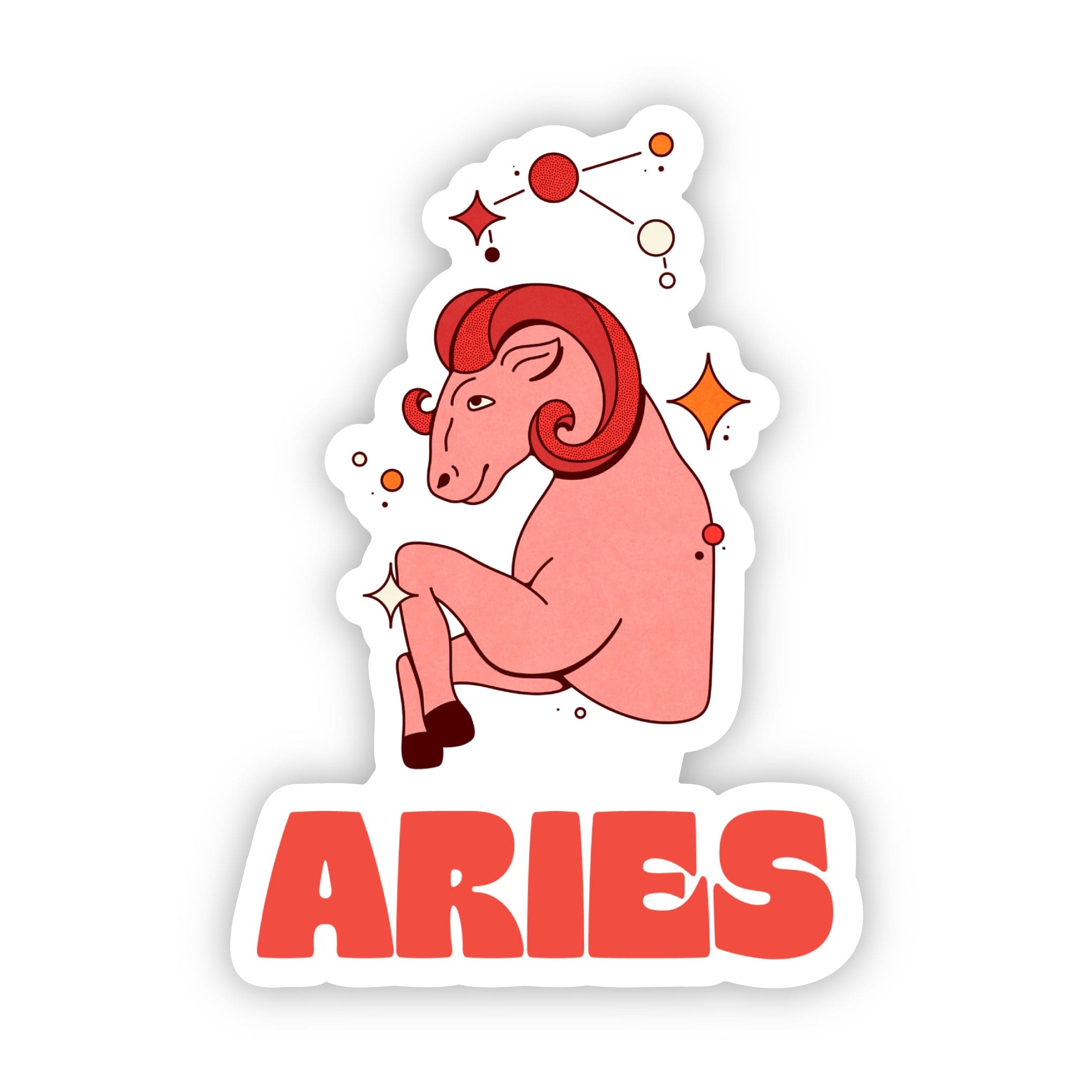  Aries Zodiac Sign Sticker、mySite、elrpsem3k