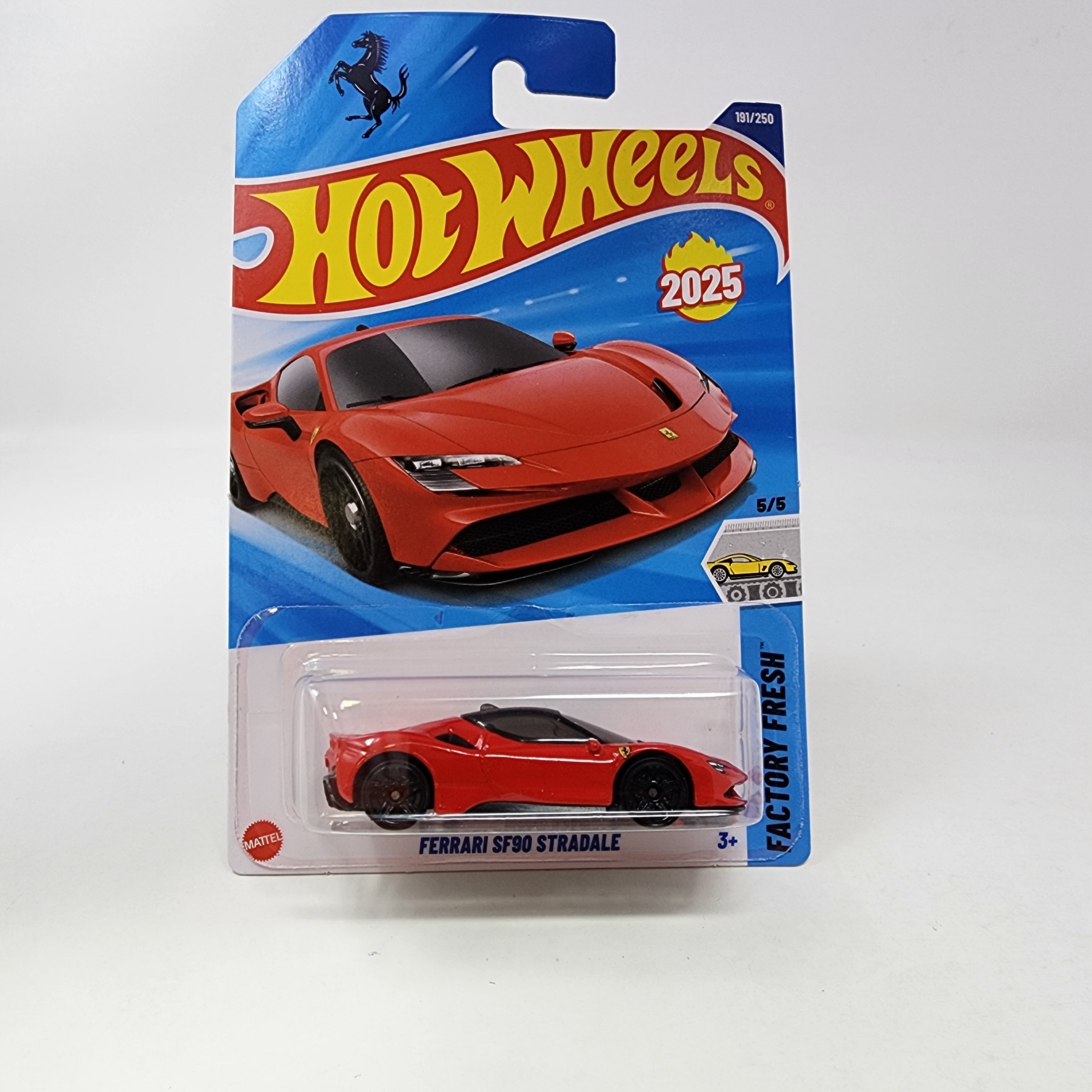 Ferrari SF90 Stradale #191 * RED * 2025 Hot Wheels NEW! K Case、mySite、hgirdovlk