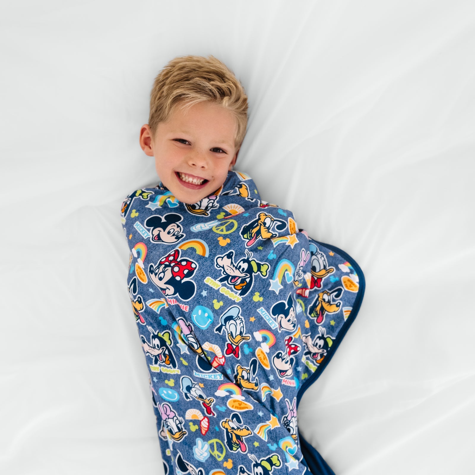 Navy Disney Mickey's Clubhouse Large Cloud Blanket®、mySite、g9winljtr