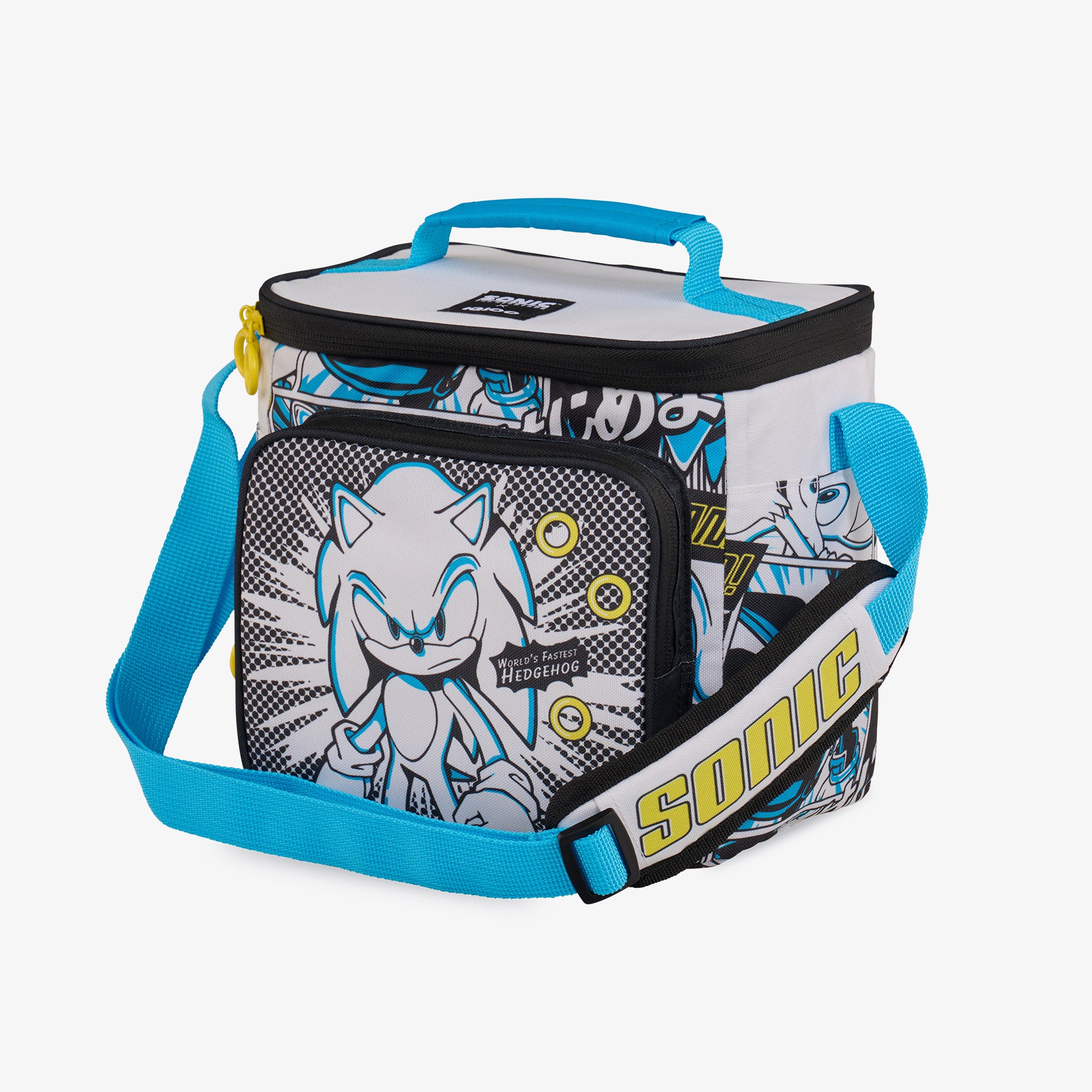Sonic the Hedgehog Shimbun Square Lunch Cooler Bag、mySite、noshort