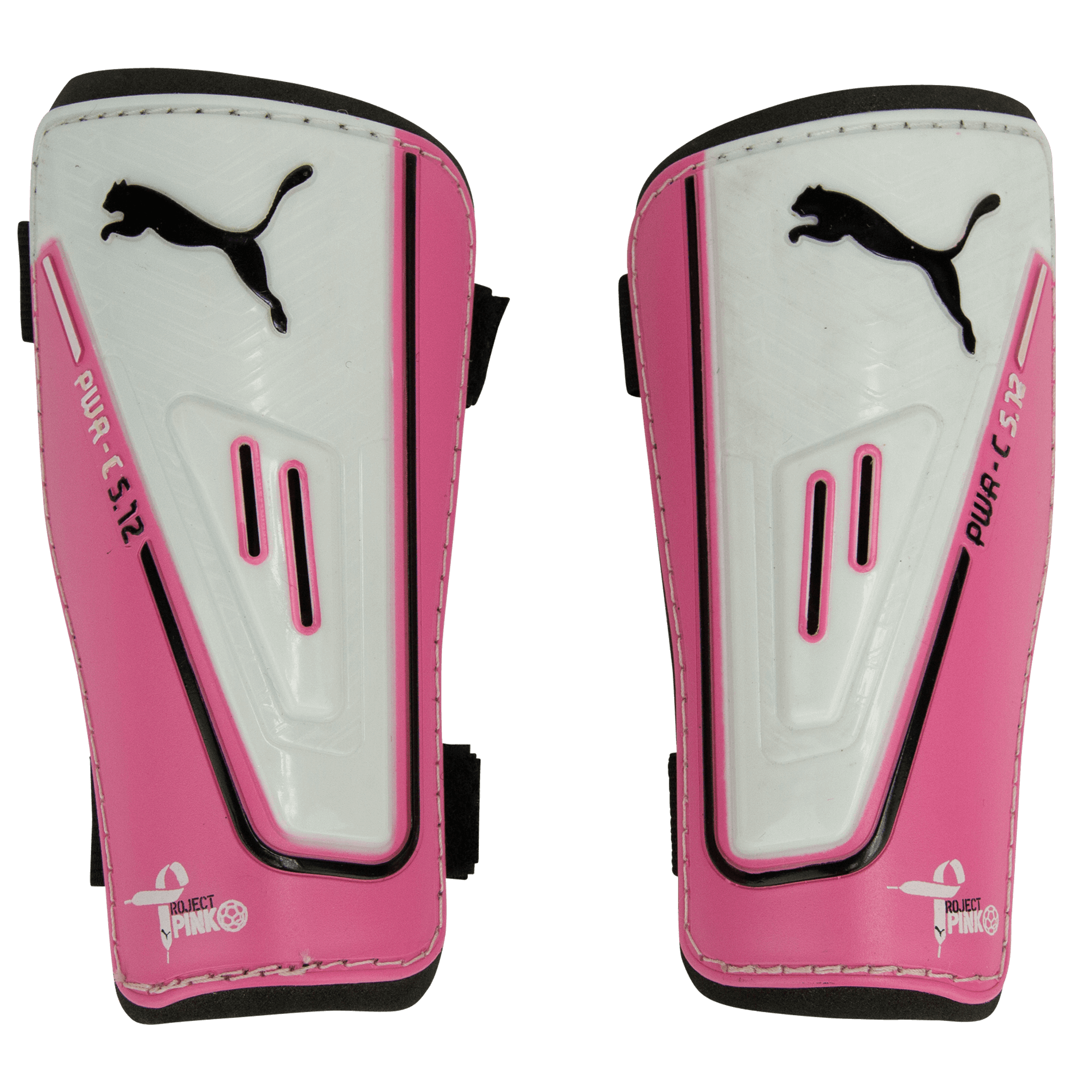 PUMA Project Pink PowerCat 5.12 Pro Shin Guards Pink/Black、mySite、noshort