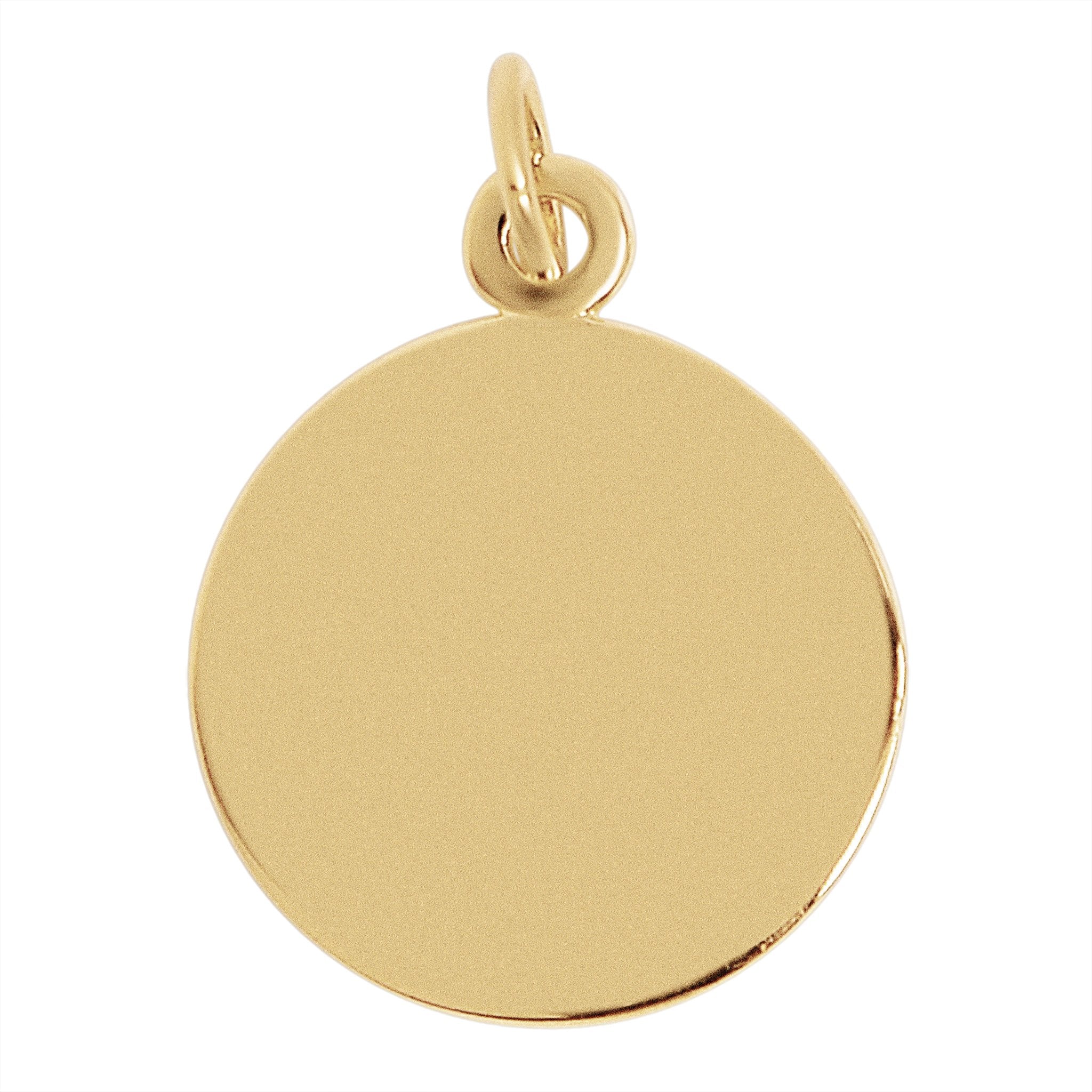 Sterling Silver 18K Gold PVD Coated Confirmation Cross Pendant / SSP0181、mySite、dreamappss