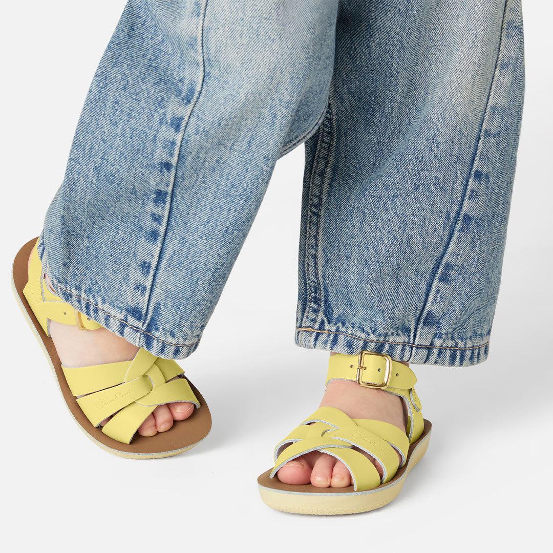  Salt-Water Sun-San Kid's Sandals Swimmer - Butter Yellow、mySite、merchandisen