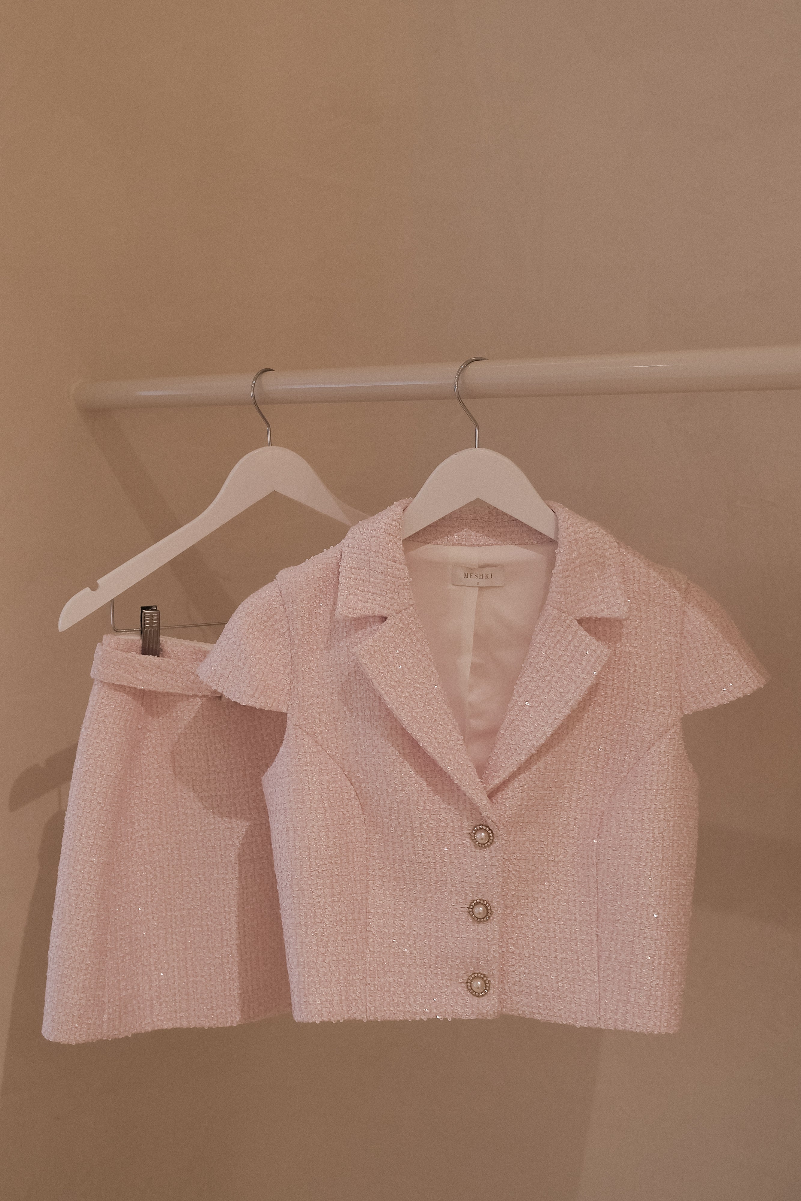Mercer Tweed Top - Fairy Floss Pink、mySite、solidvoid