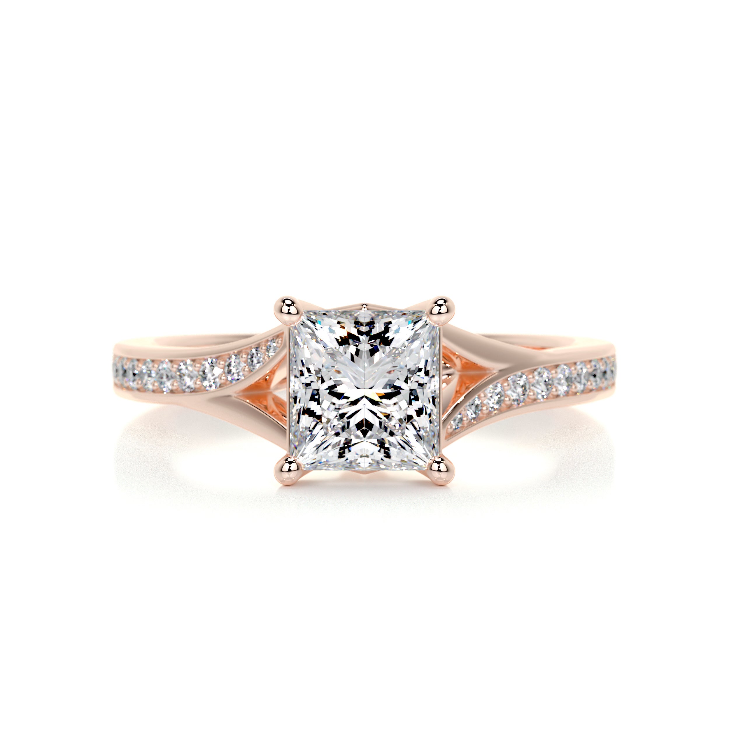 Alexandria Diamond Engagement Ring -14K Rose Gold、mySite、hinf8tx79