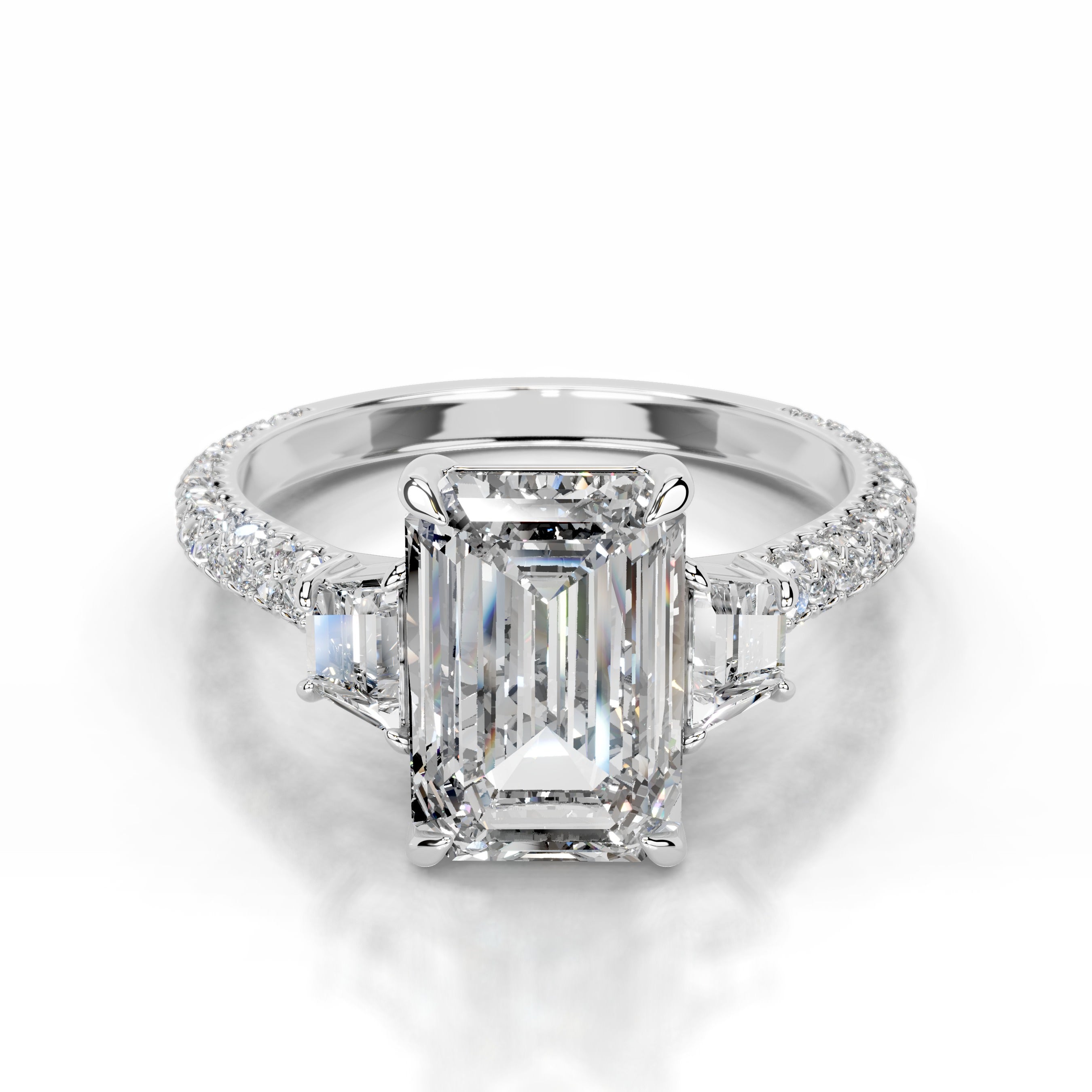 Cruz Lab Grown Diamond Ring - 14K White Gold、mySite、hinf8tx79