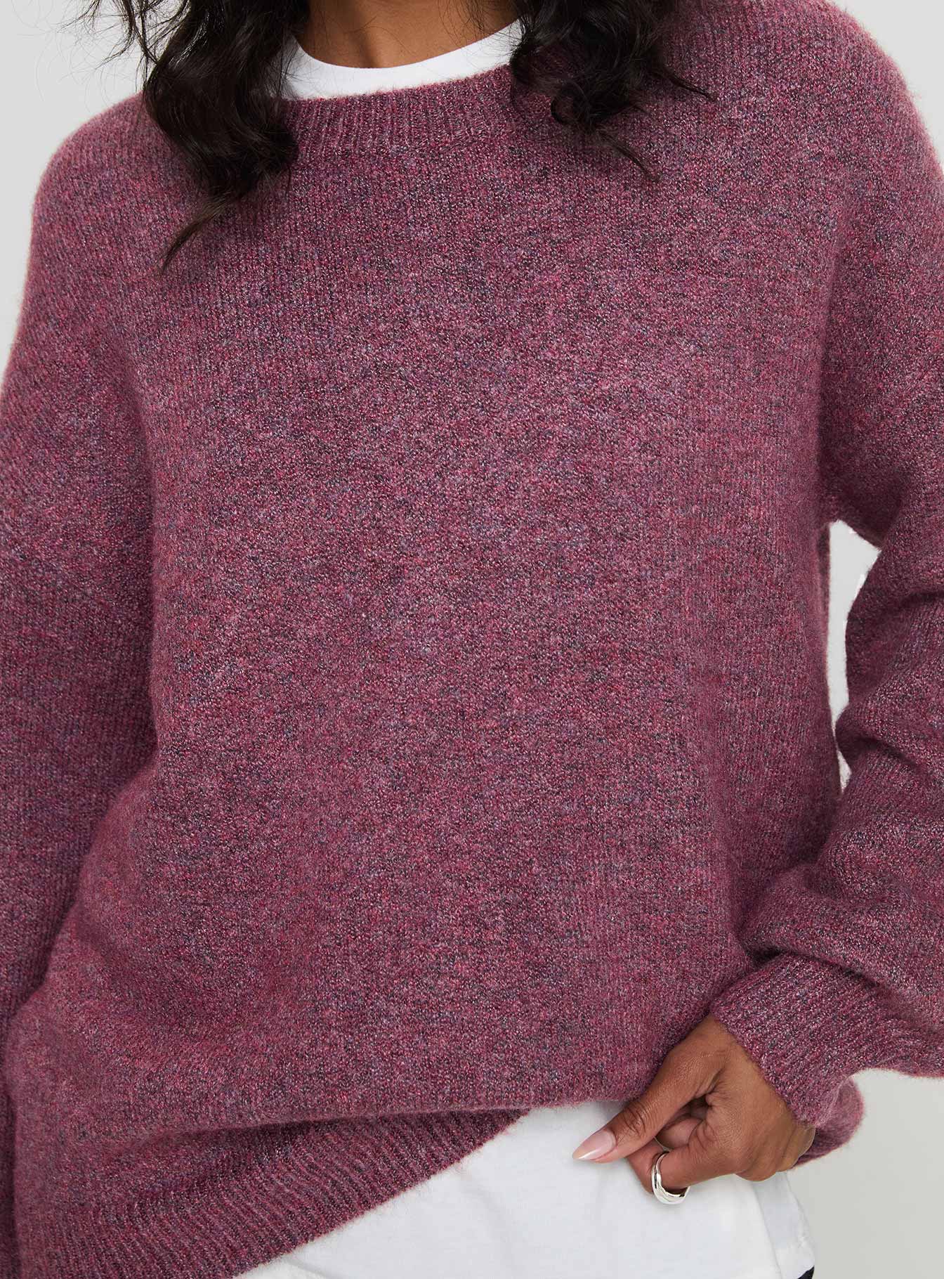 Ryanna Sweater Burgundy、mySite、solidvoid