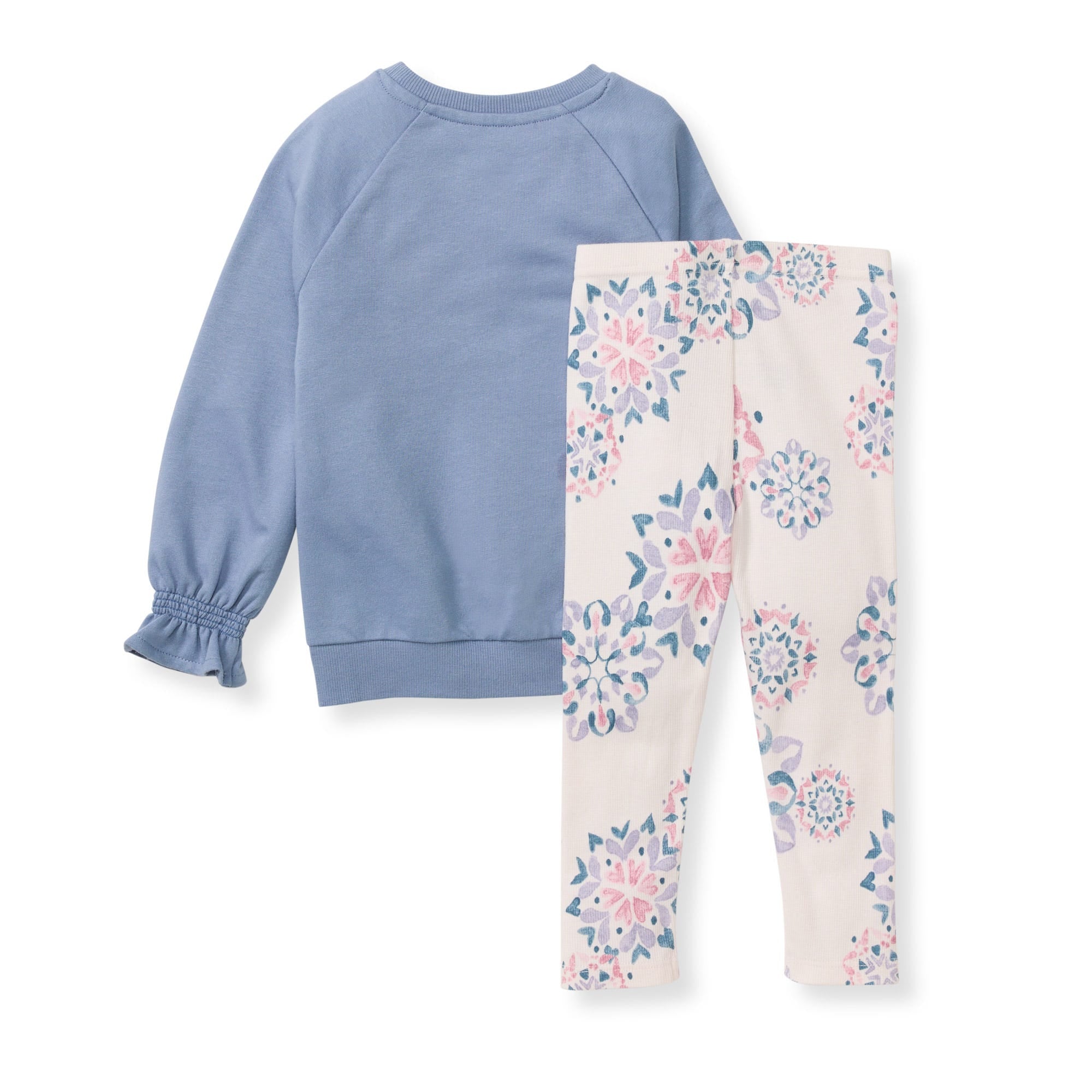 Homemade Snowflakes Girl Top and Pants Set、mySite、g9winljtr