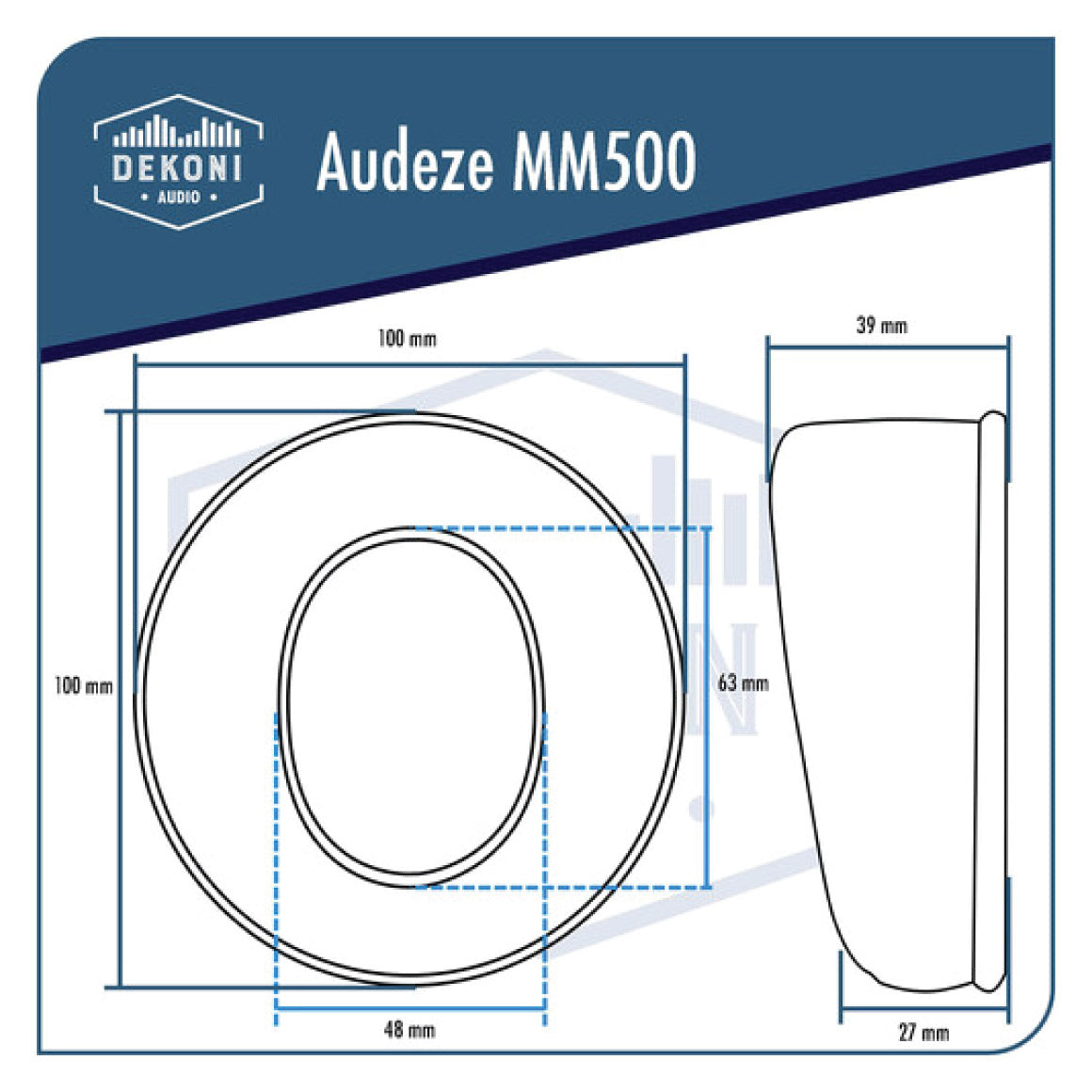  Dekoni Audio - Elite Velour Earpads for Audeze MM100 & MM500 Series、mySite、merchandisen