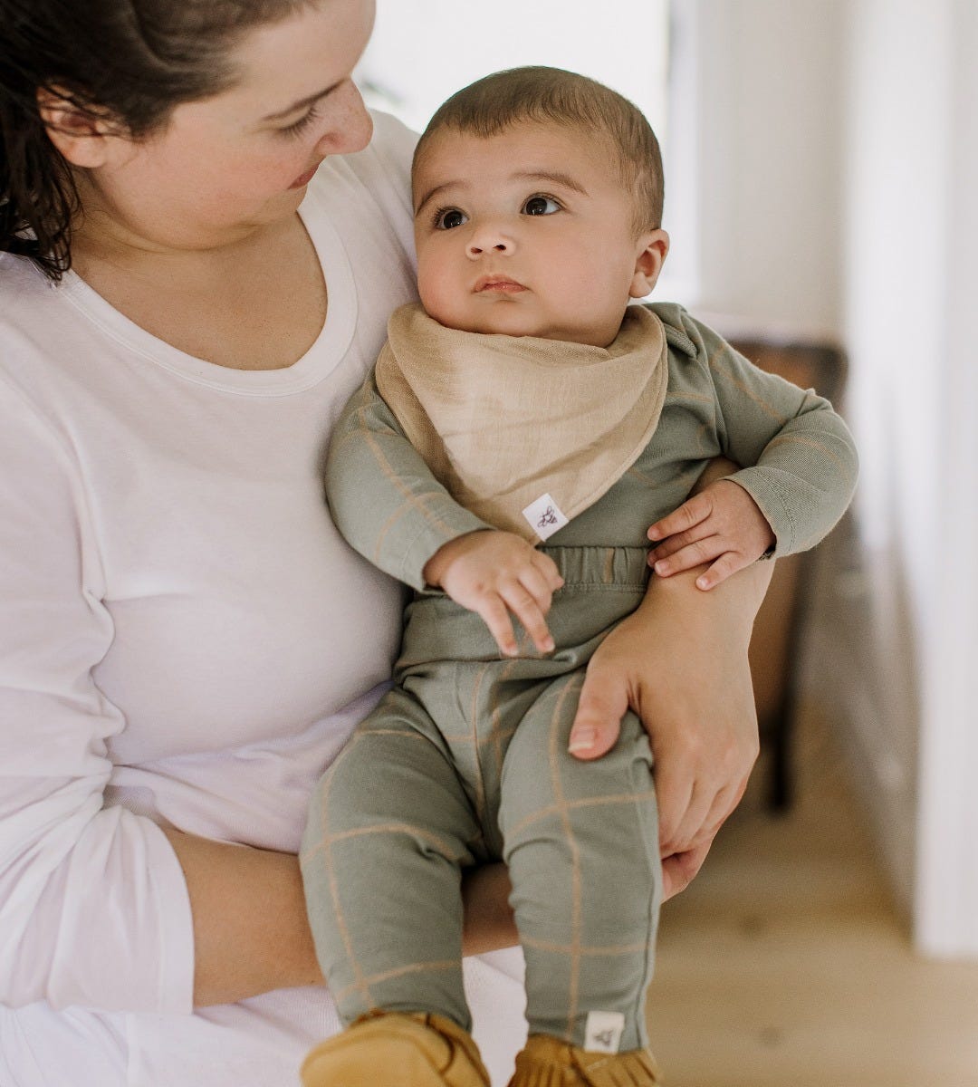  Organic Cotton Baby Bandana Bibs - Ash、mySite、layawaytickets