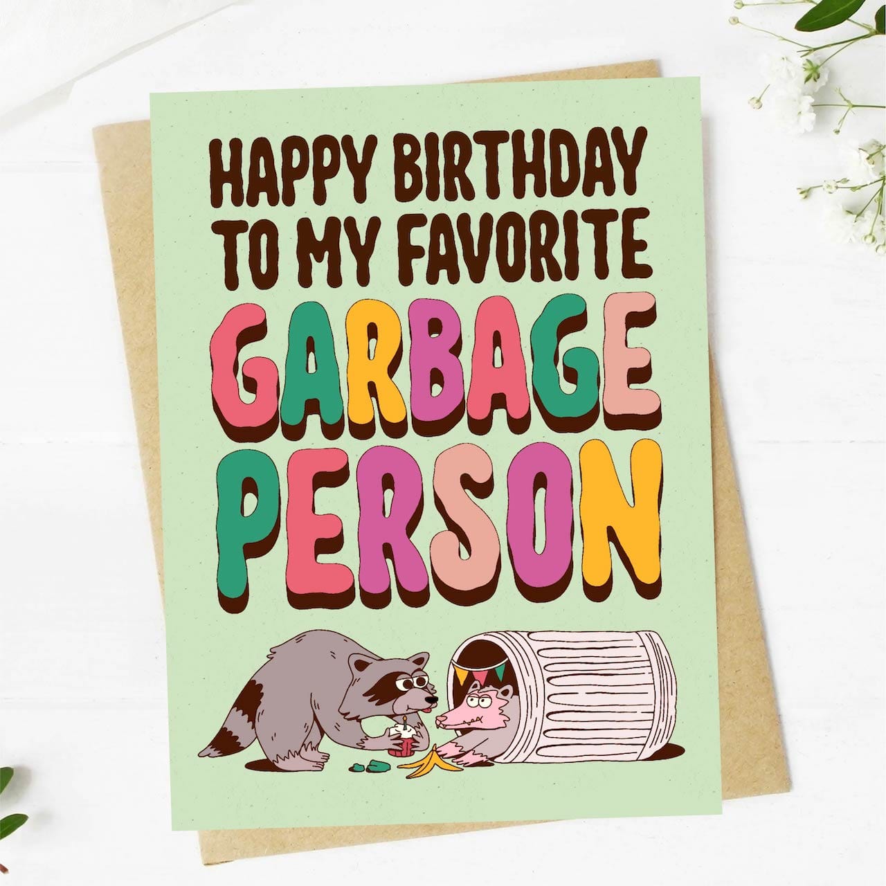  Happy Birthday To My Favorite Garbage Person Birthday Card、mySite、elrpsem3k