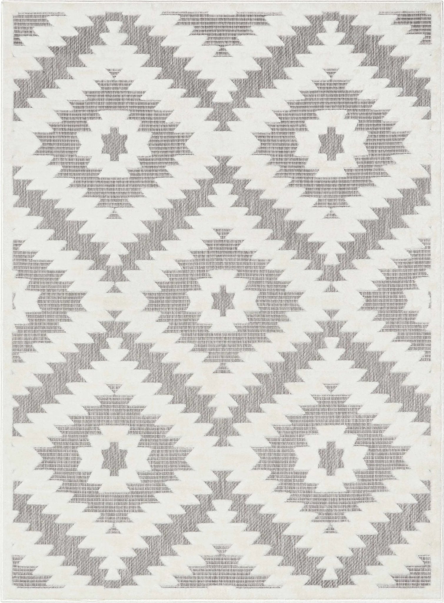 Keiko Tribal Moroccan Indoor/Outdoor Grey High-Low Rug、mySite、gigharbornorthrealestate