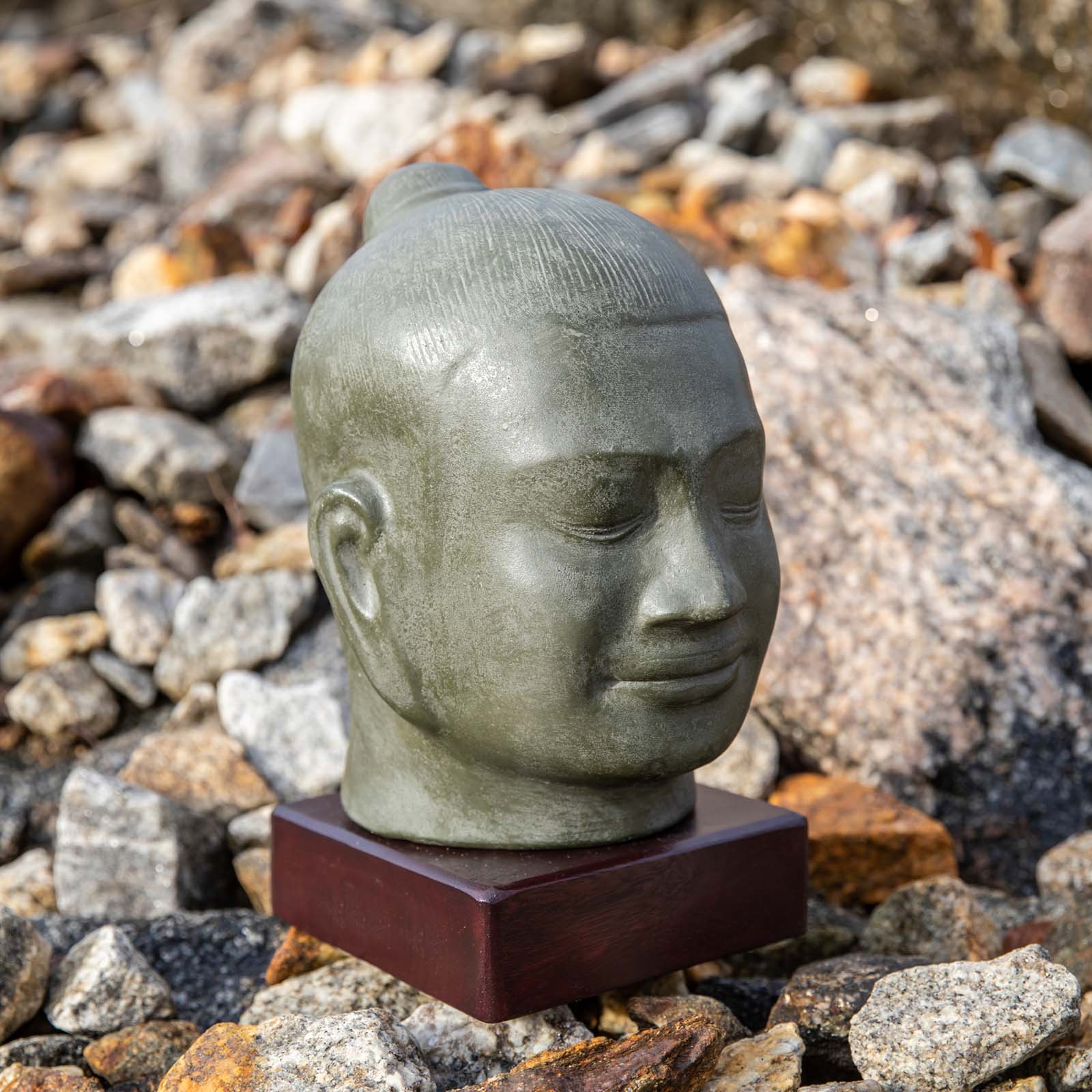 Cambodian Khmer Buddha Head Statue、mySite、topwebapps