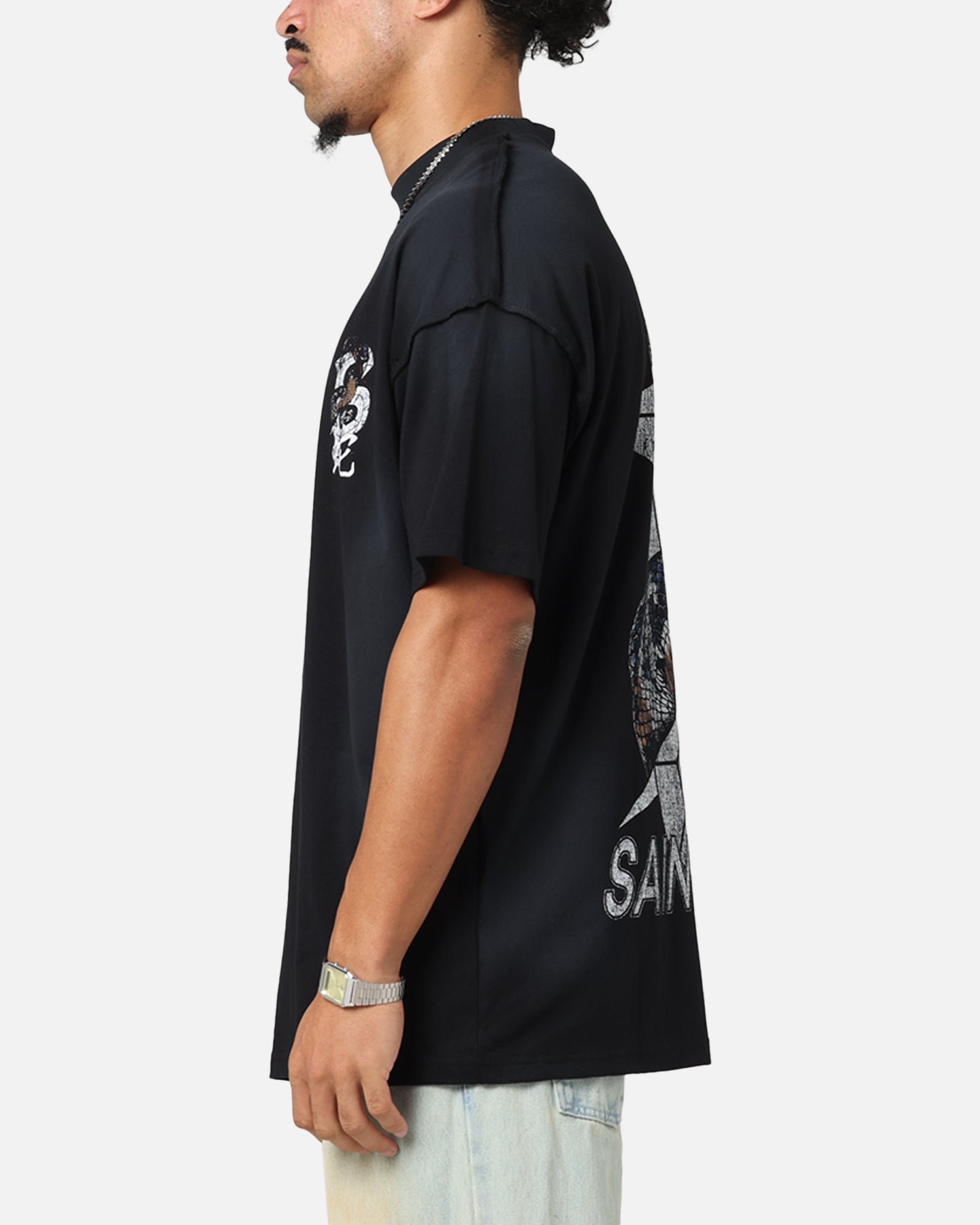 Saint Morta Venom Boxy T-Shirt Sunfade Black、mySite、zt4zffjzw