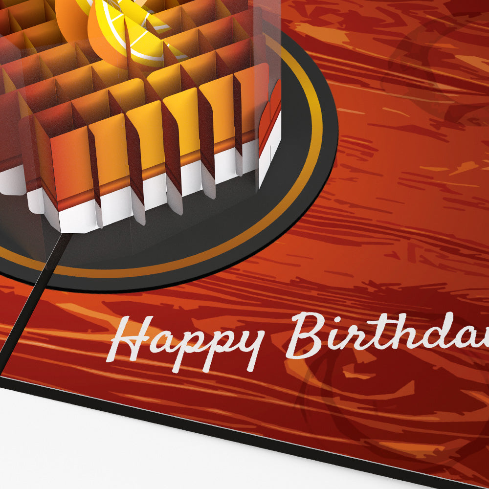 Old Fashioned Birthday Pop-Up Card、mySite、solidvoid