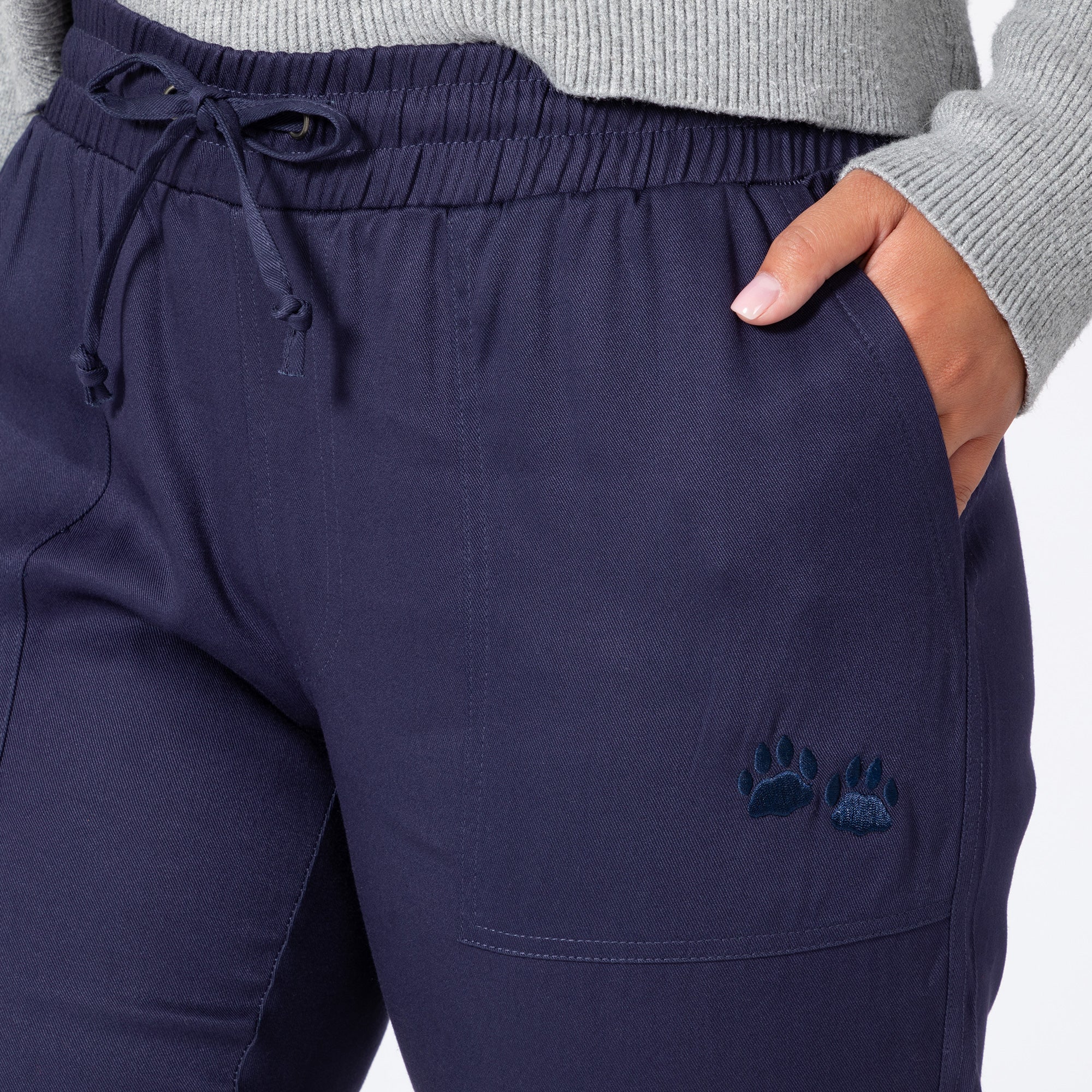 Paw Print Lightweight Ankle Pants、mySite、camillekostekn