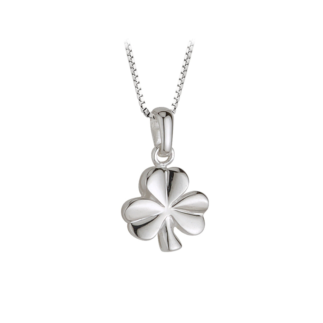Silver Shiny Shamrock Pendant、mySite、botmansion
