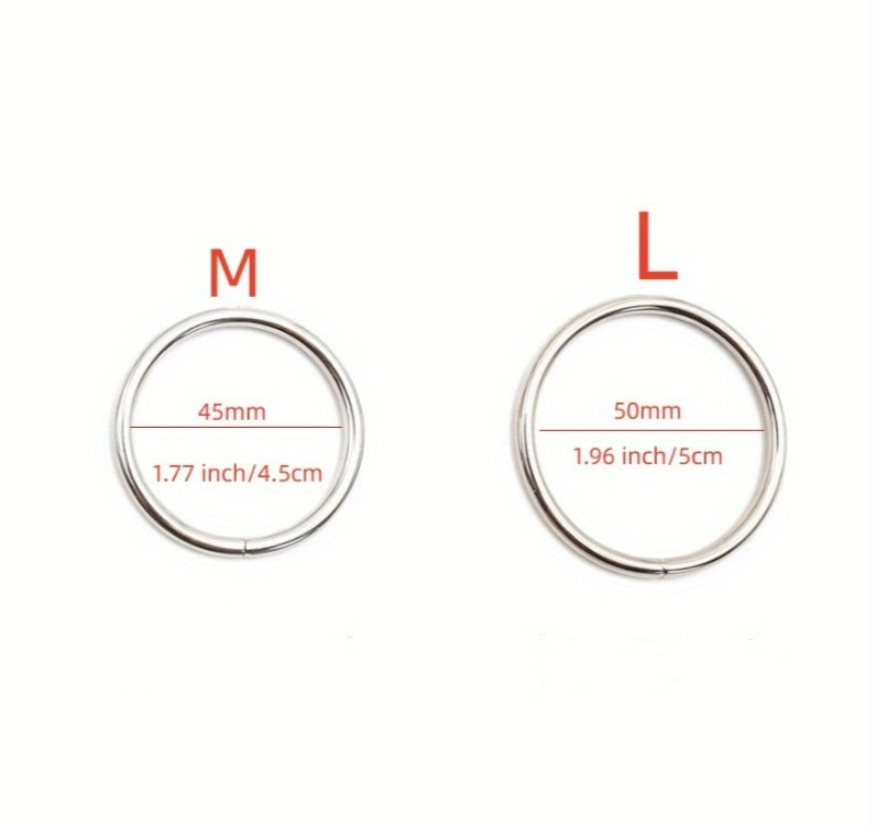 Come Closer Cock Ring Set | M & L | Stainless Steel、mySite、bottomscart