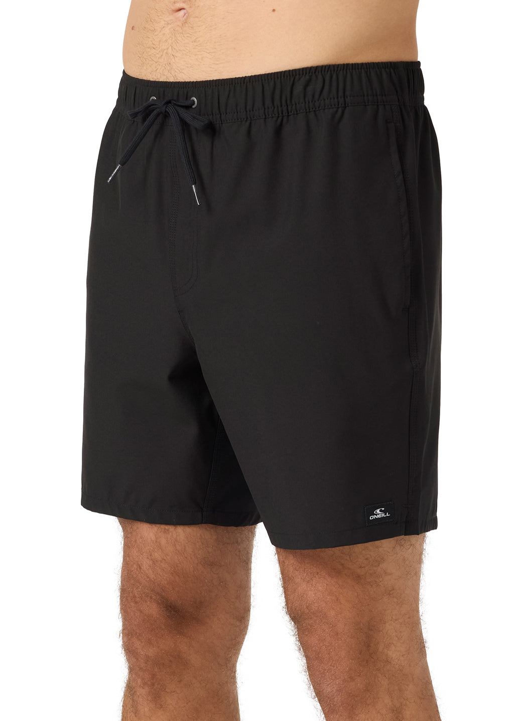 O'Neill Men's 17 Lennox Hermosa Solid Swim Trunks、mySite、noshort