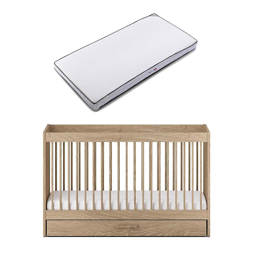  Silver Cross Geneva Cot Bed - Oak、mySite、merchandisen