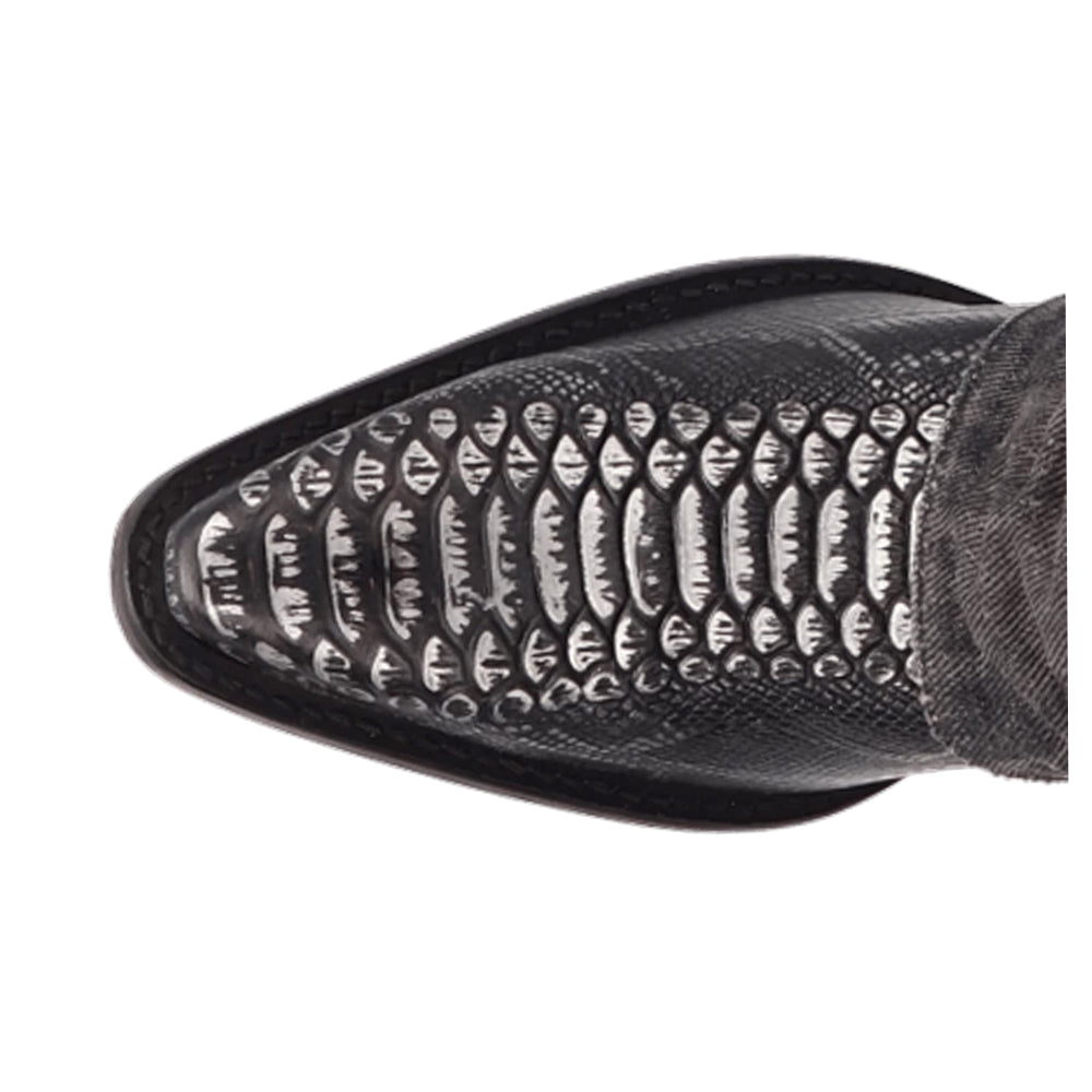 Denim Dream Snake Snip Toe Cowboy Booties、mySite、gtrtttuynbv