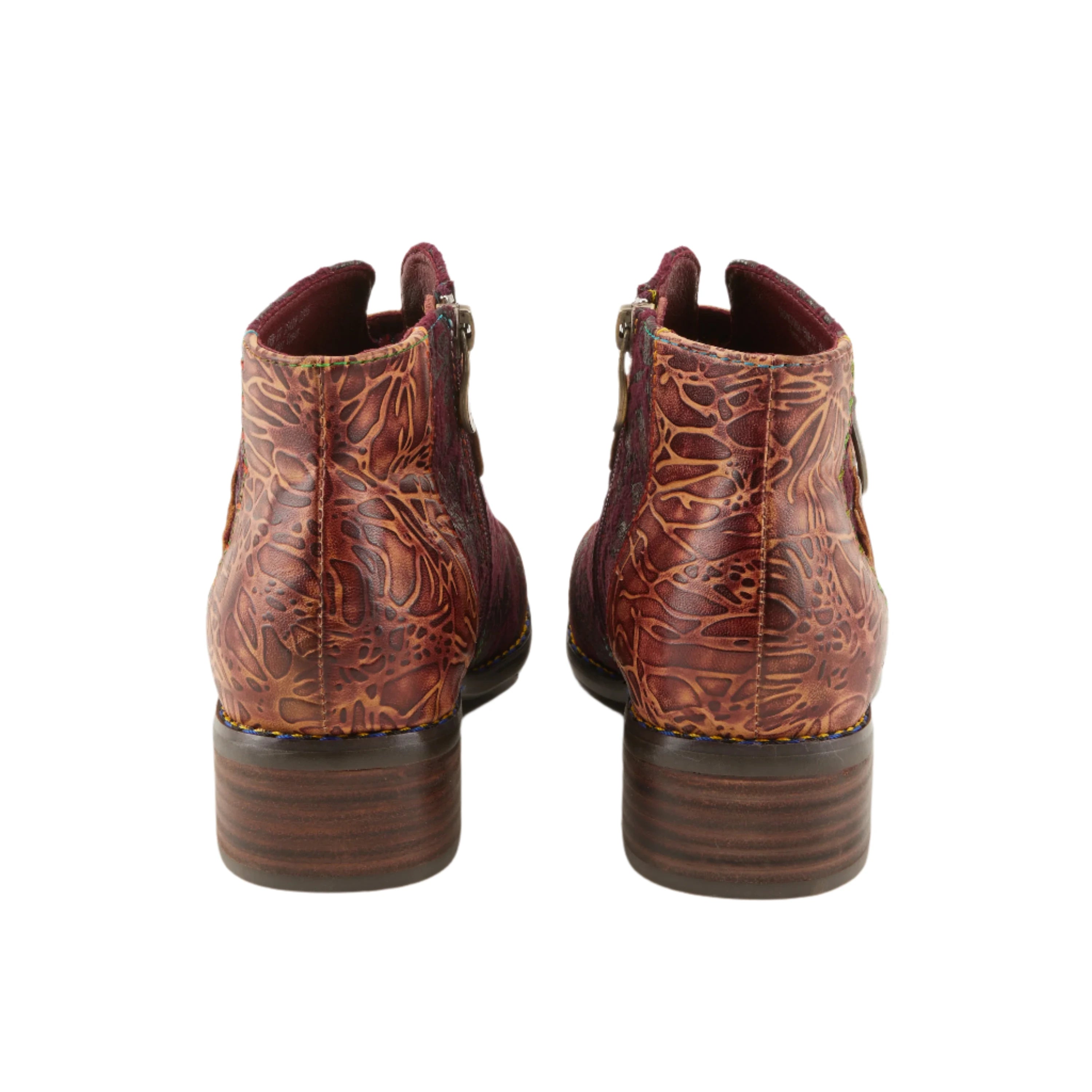  L'Artiste by Spring Step Women's Georgiana French Style Boot - Purple Multi、mySite、preschool7hills