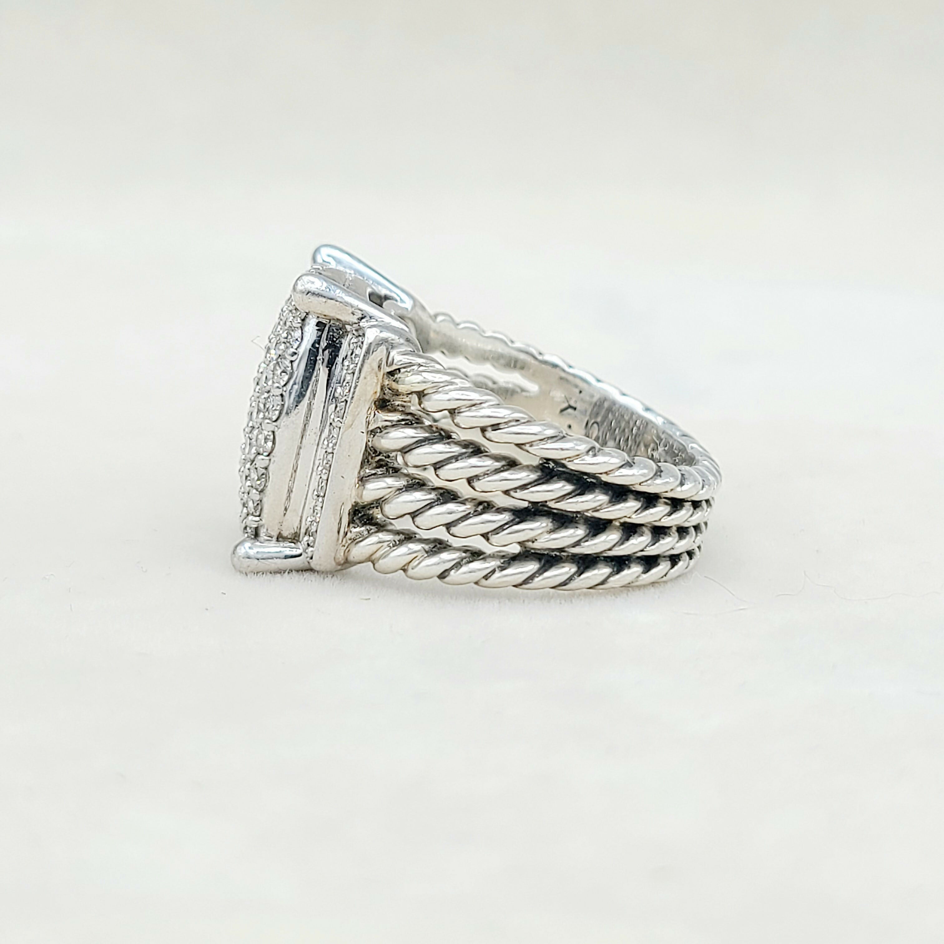 David Yurman Wheaton Ring 16x12 Pav茅 Diamonds、mySite、hinf8tx79