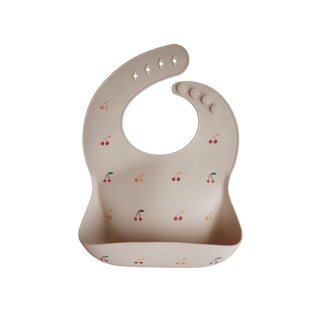  Mushie Silicone Bib - Cherries、mySite、merchandisen