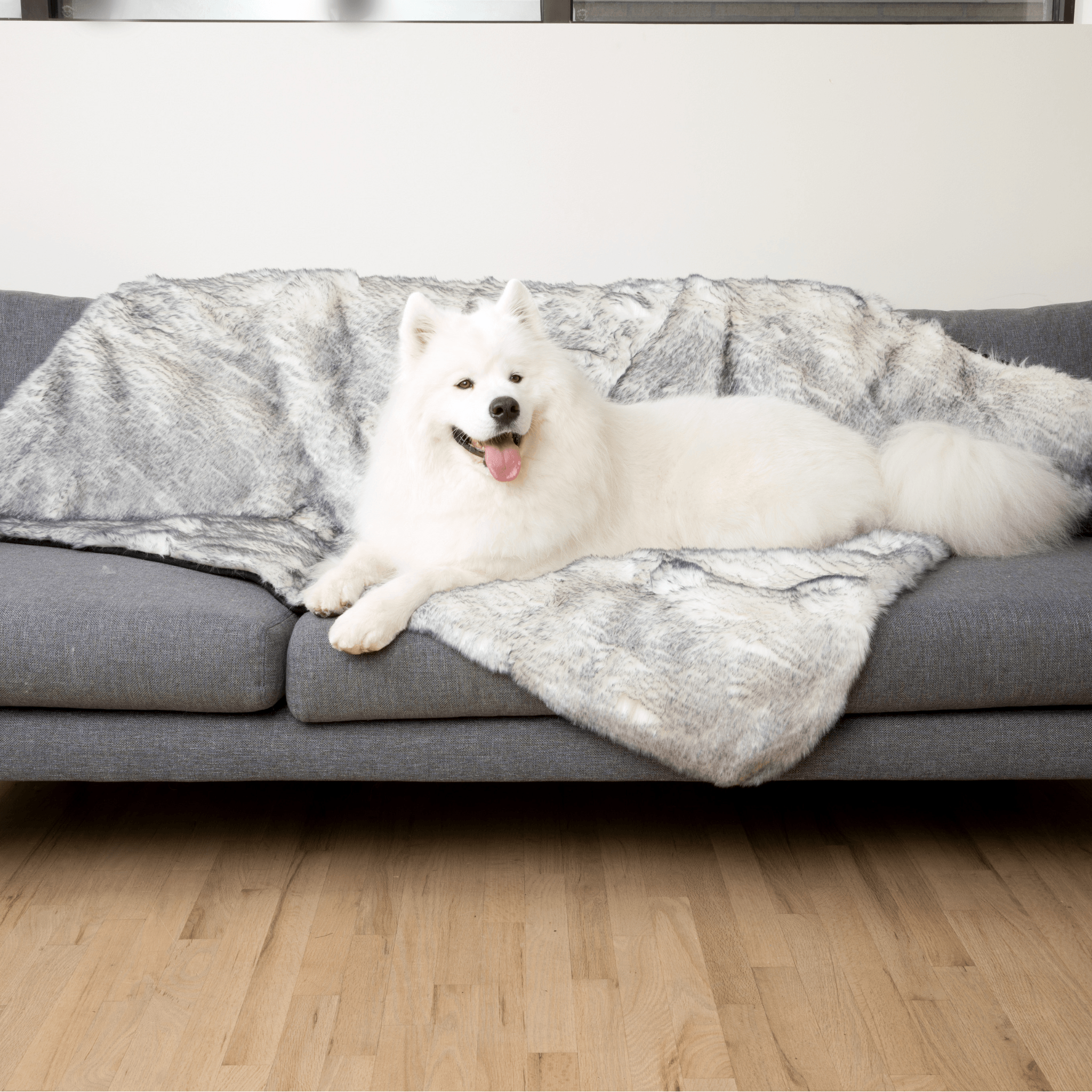 PupProtector™ Luxe Waterproof Faux Fur Blanket - Ultra Plush Arctic Fox、mySite、solidvoid