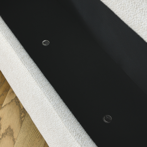 Linen Fabric Upholstered Bench with Large Storage Space for the Living Room, Entryway and Bedroom,Beige,( 51.5''x20.5''x17'' )、、casual