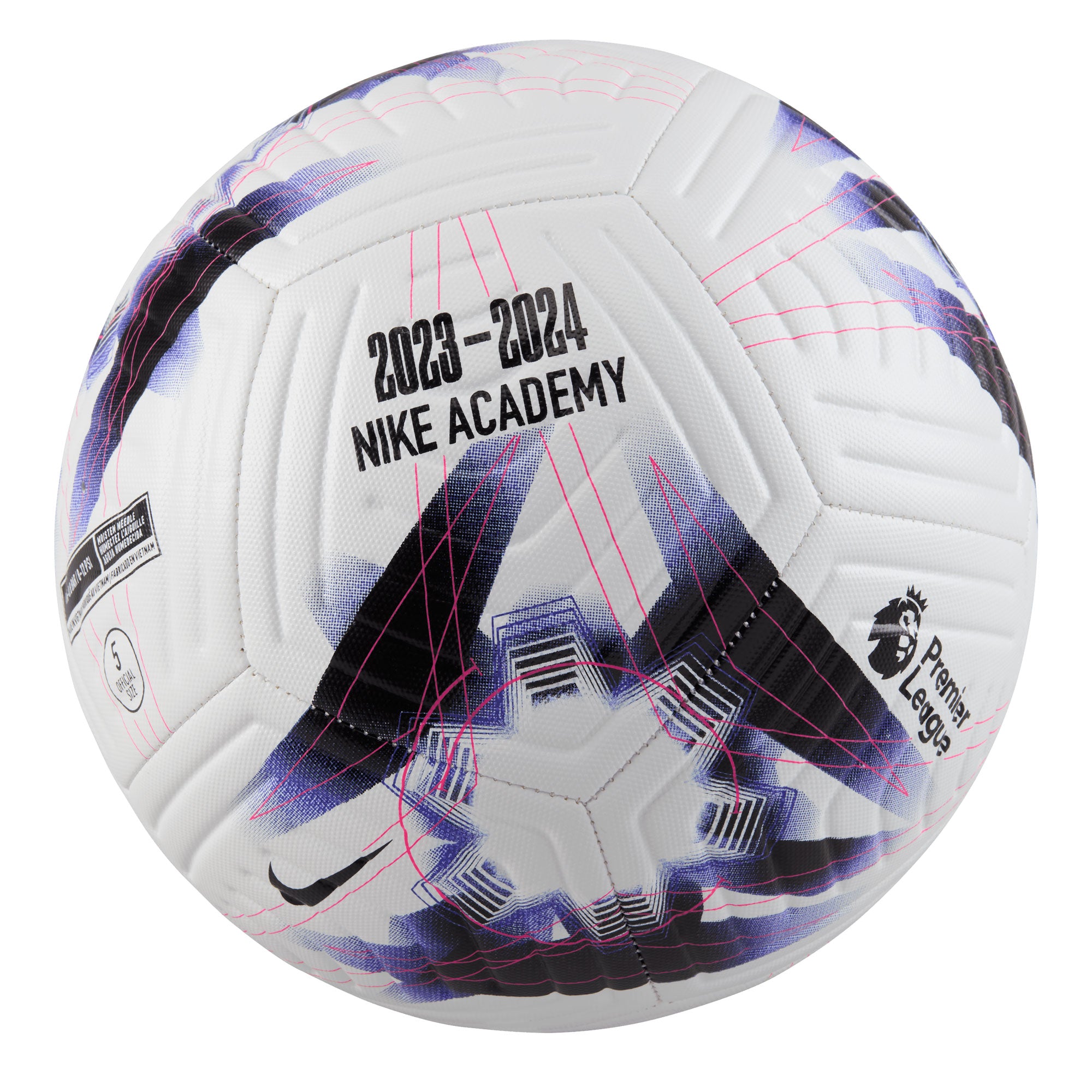 Nike Premier League 2023/24 Academy Ball White/Purple、mySite、bottomscart