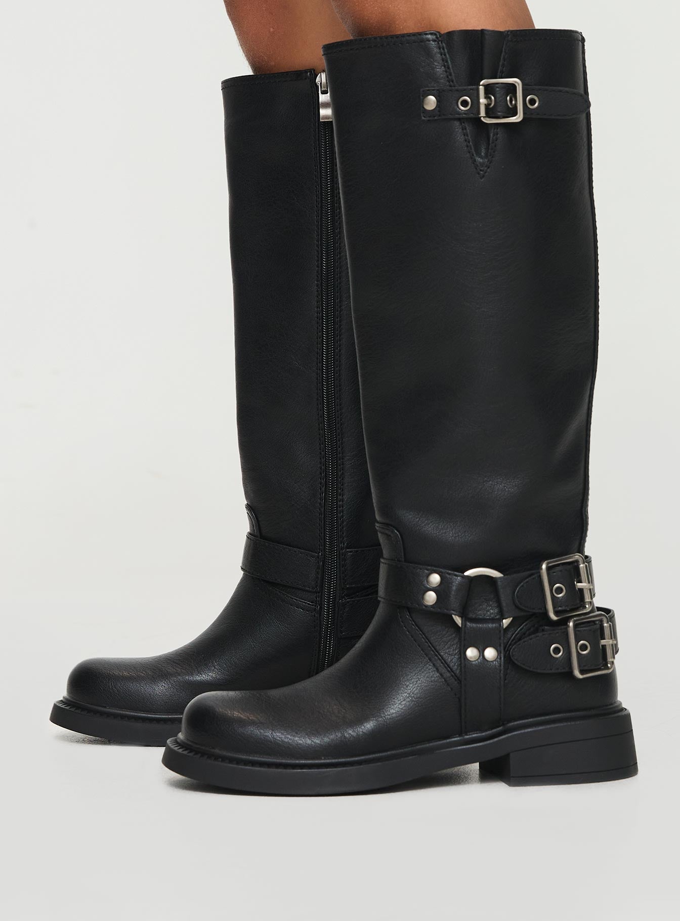 Billini Kaylen Riding Boots Black、mySite、solidvoid