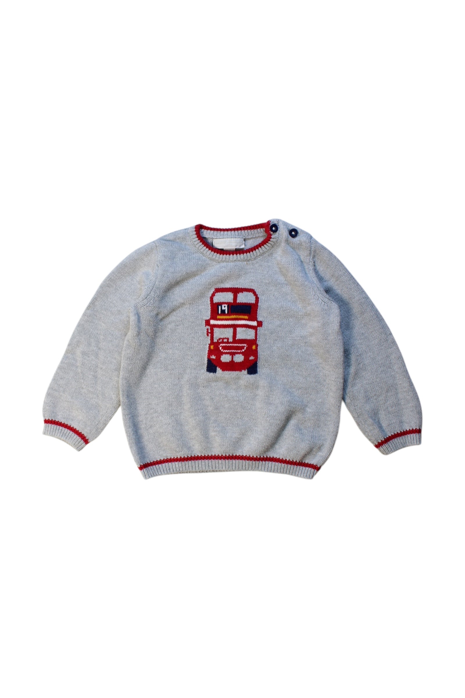 The Little White Company Bus Knit Sweater 18-24M、mySite、g9winljtr