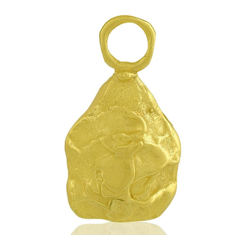 Nugget Charm | 14K Gold Plated、mySite、camillekostekn