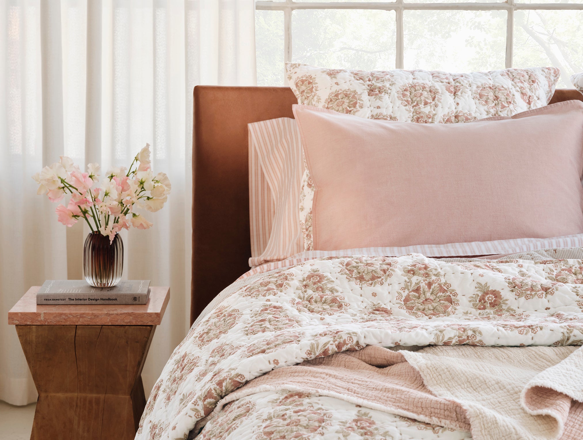  Flores Handstitched Organic Sham、mySite、sugarbowlscore