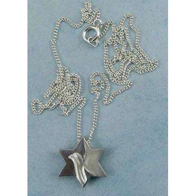 Yonatan Peace Dove Star of David Necklace、mySite、topwebapps