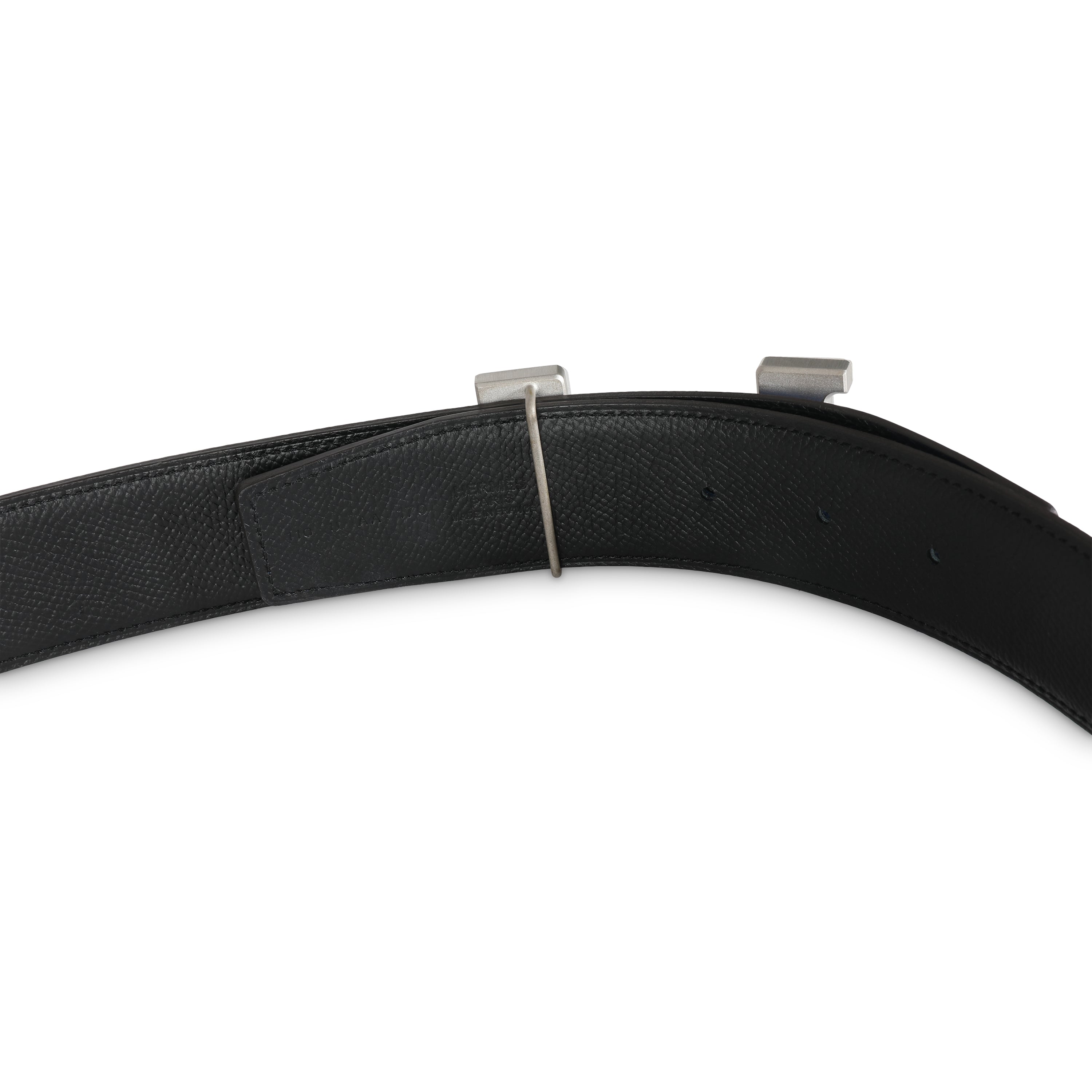 Black Bleu Zellige Epsom 38mm Constance H Belt 110、mySite、garagedoors4me
