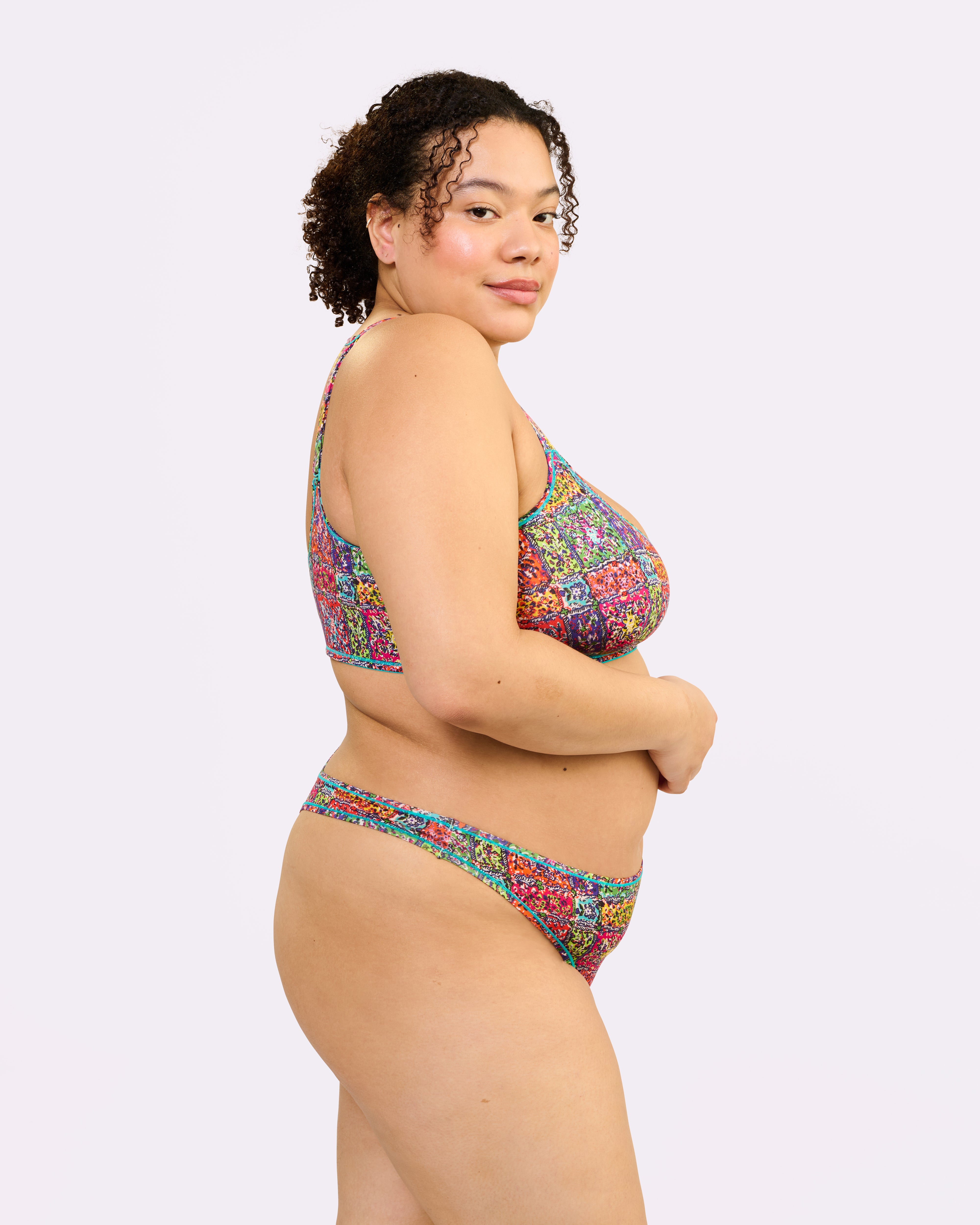 Ultra-Flattering High Rise Thong | New:Cotton | Archive (Bandana)、mySite、bengalsvssteelers